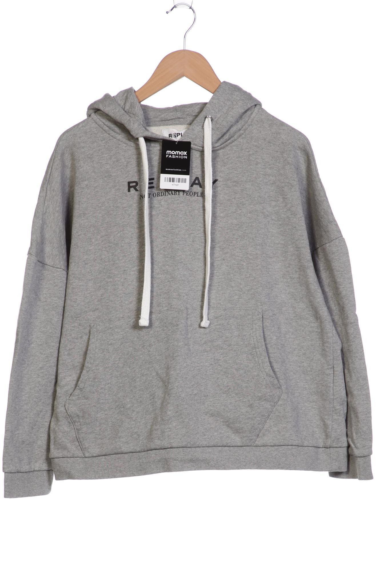 

Replay Damen Kapuzenpullover, grau