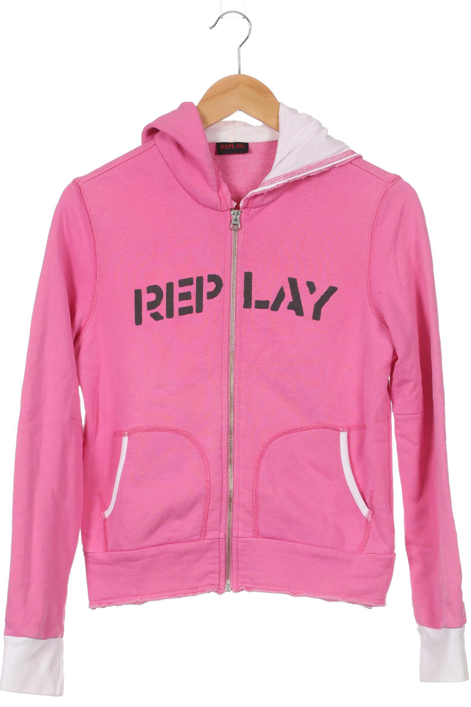

Replay Damen Kapuzenpullover, pink, Gr.