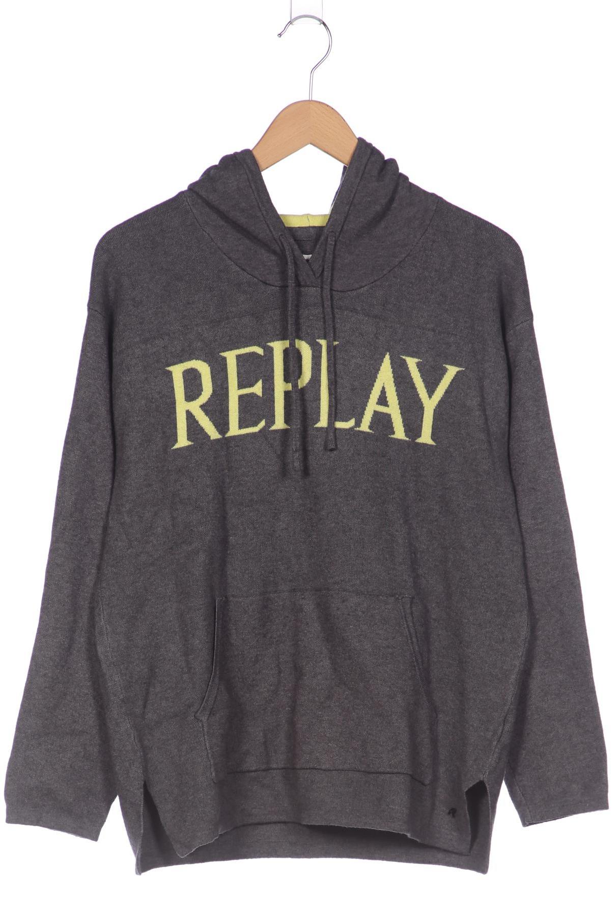 

Replay Damen Kapuzenpullover, grau, Gr. 38