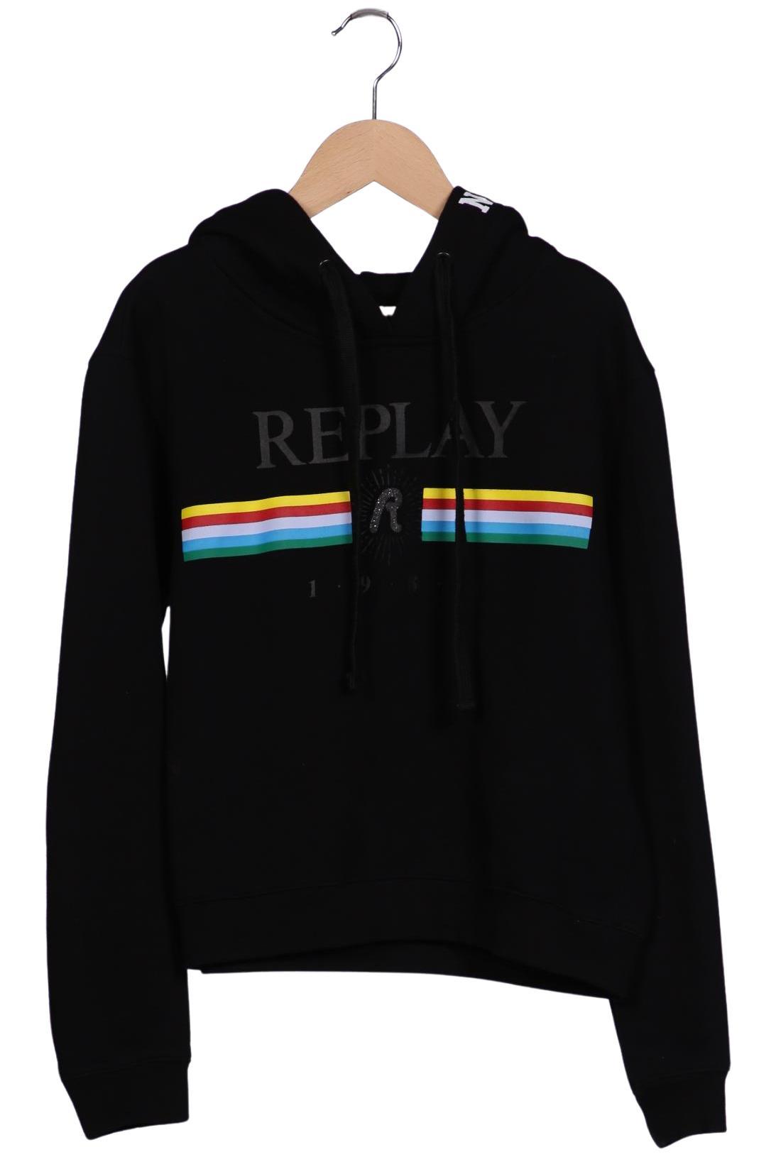 

Replay Damen Kapuzenpullover, schwarz, Gr. 42