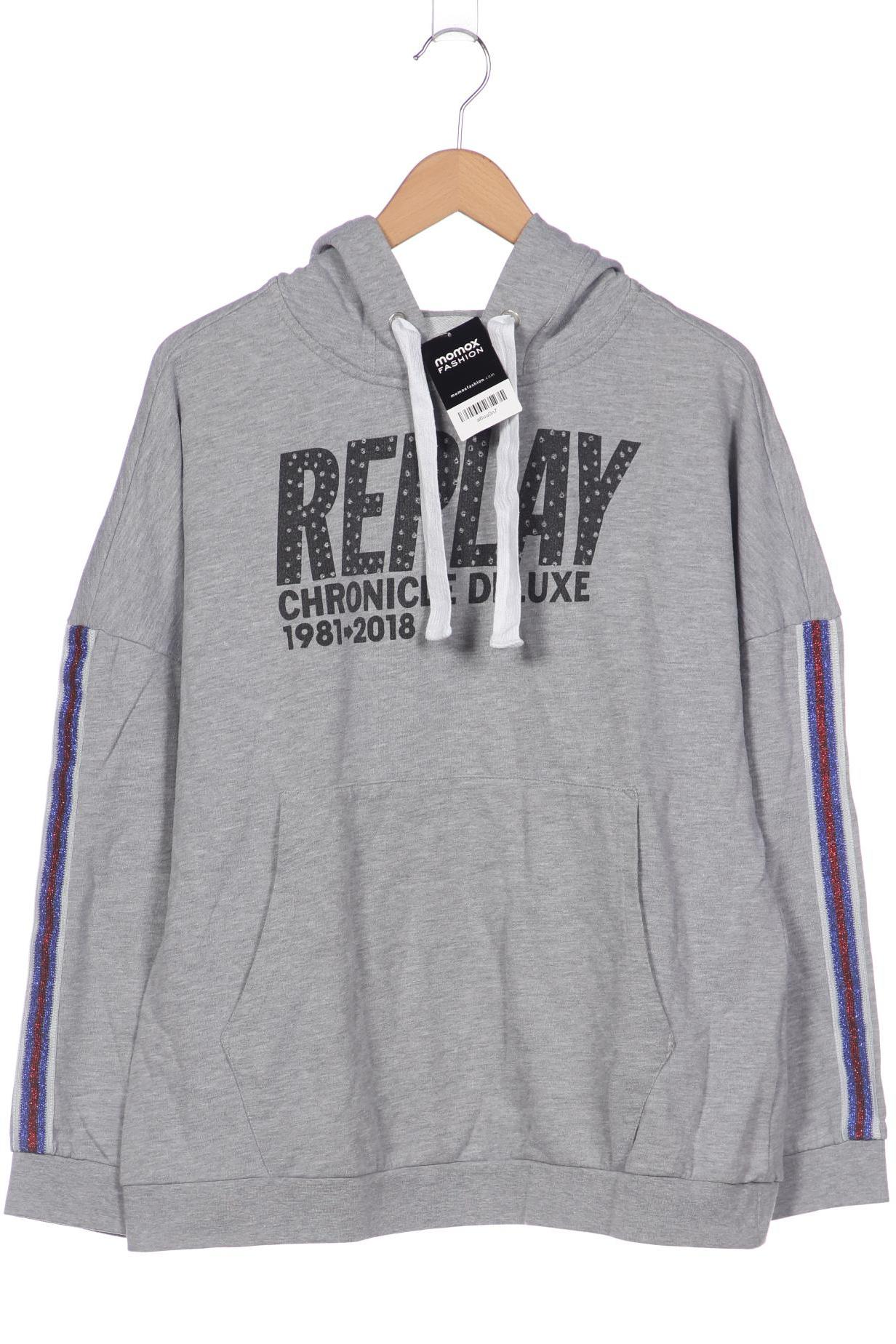 

Replay Damen Kapuzenpullover, grau, Gr. 42
