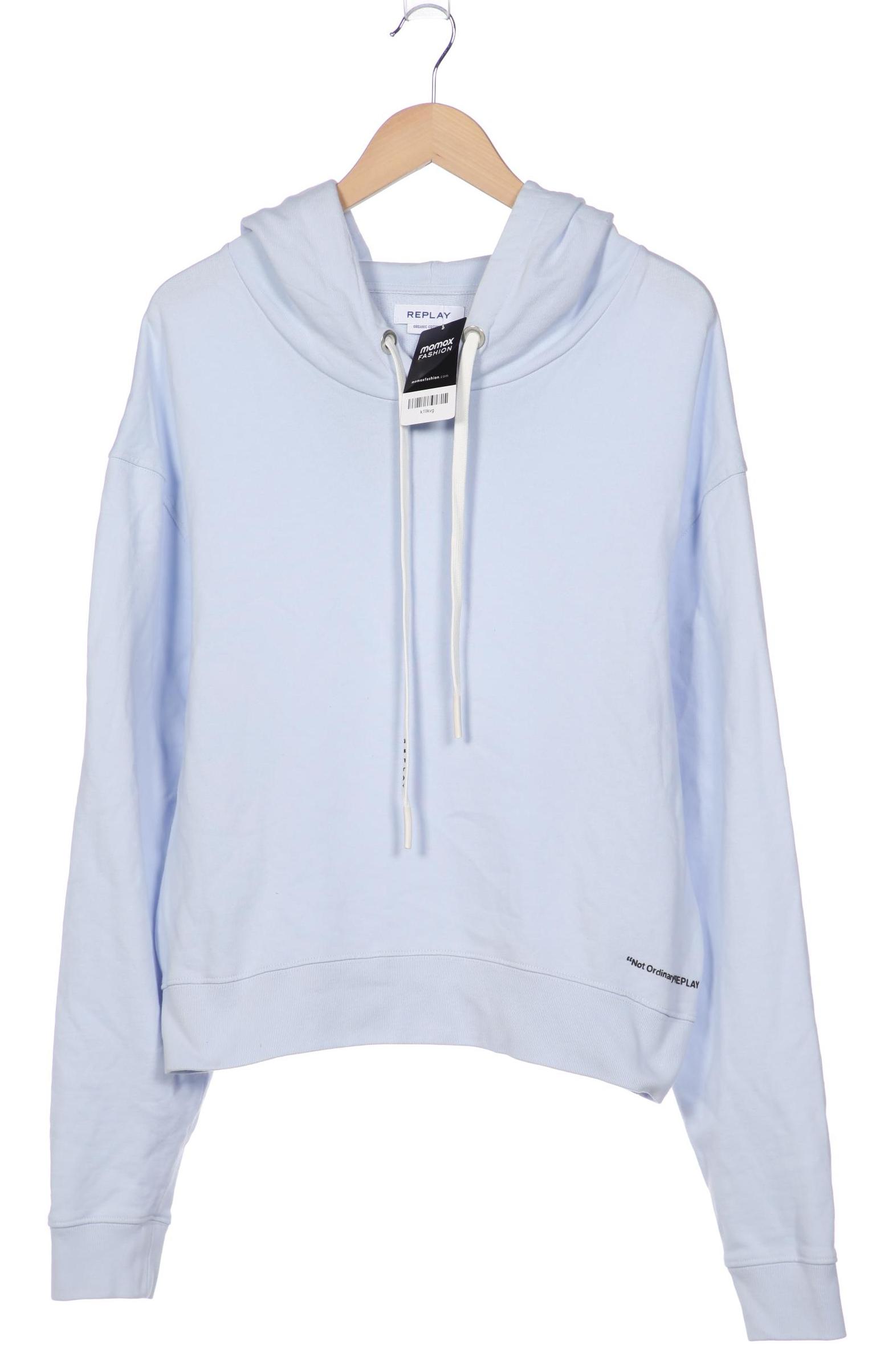 

Replay Damen Kapuzenpullover, hellblau