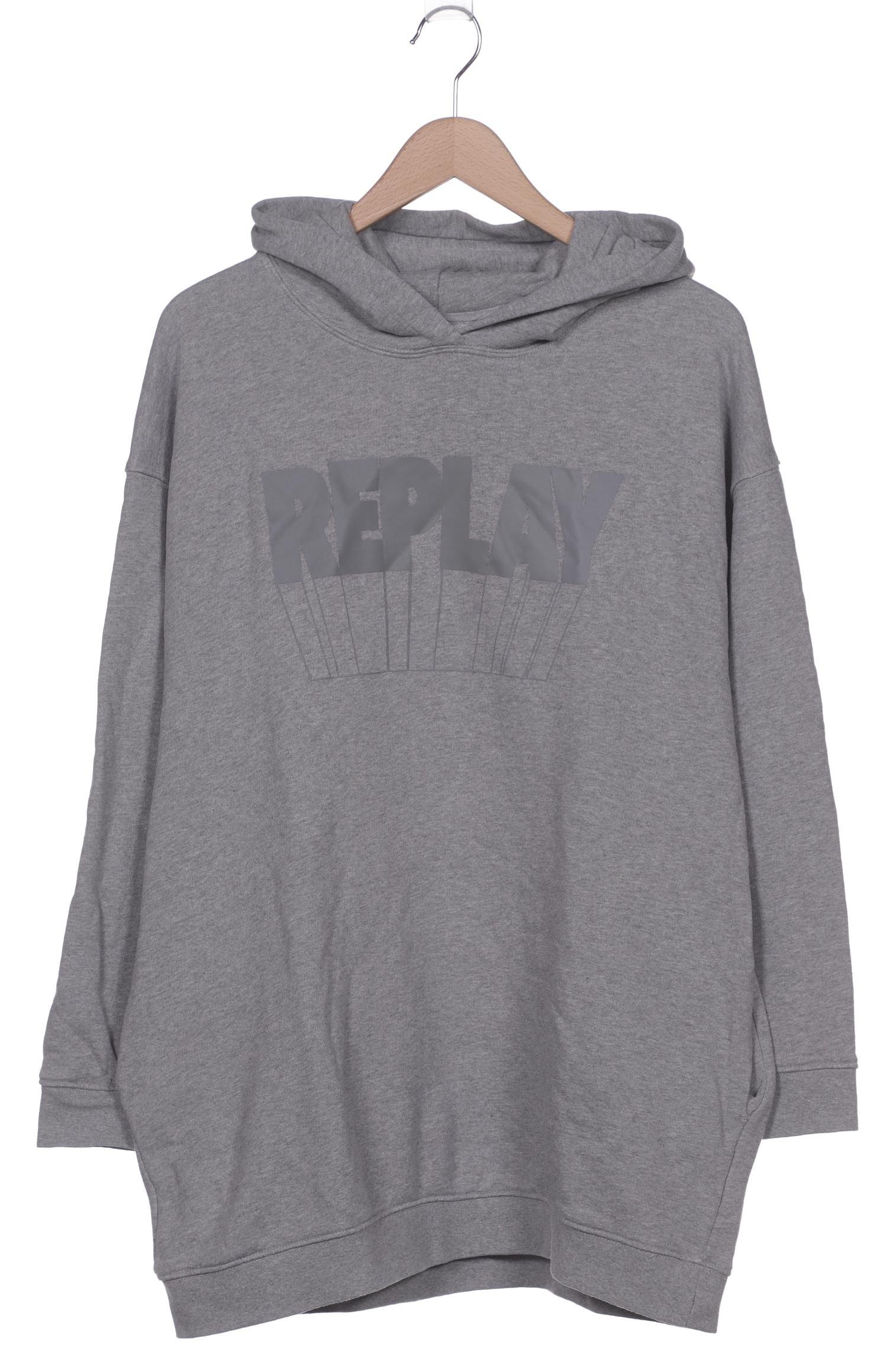 

Replay Damen Kapuzenpullover, grau, Gr. 38
