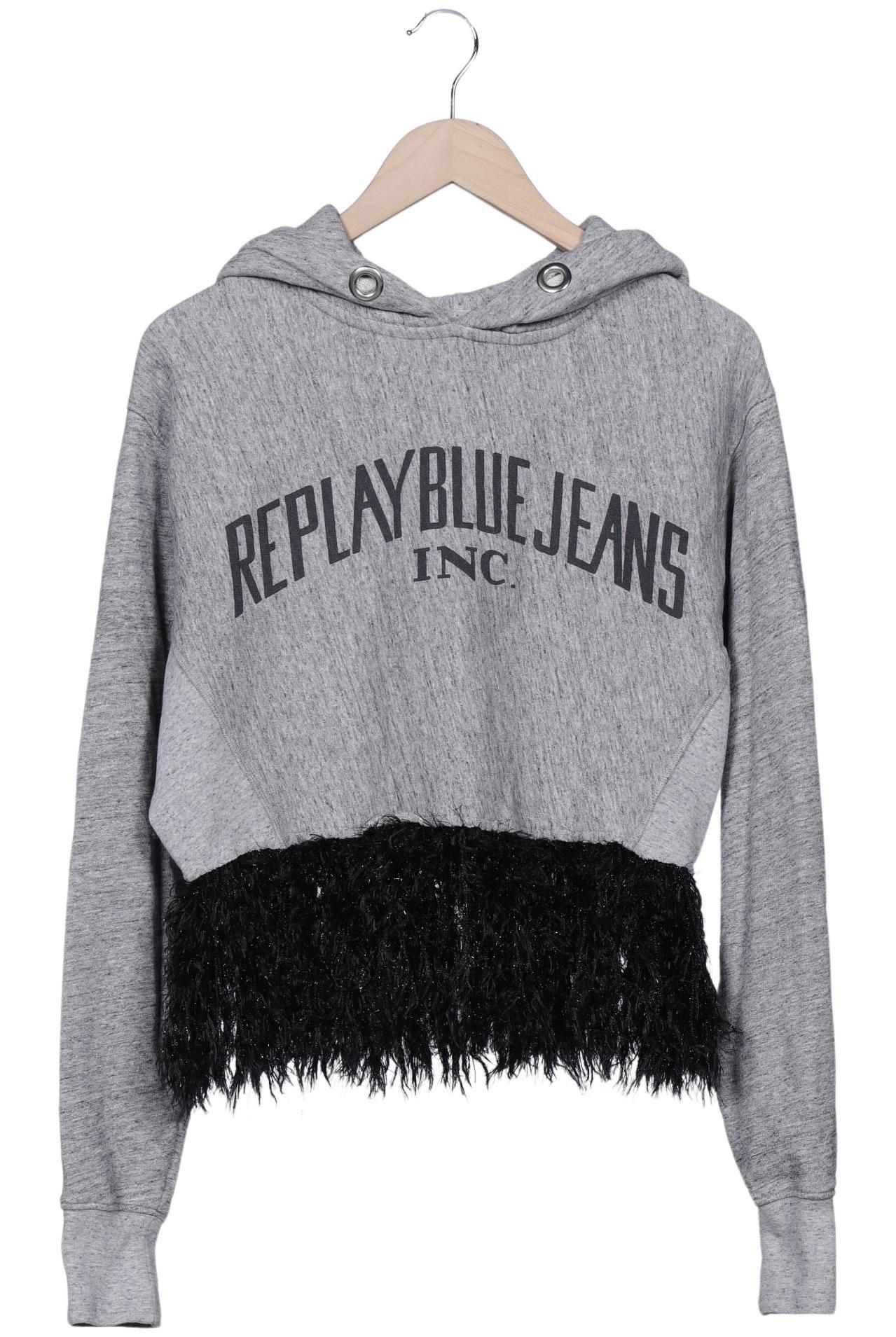 

Replay Damen Kapuzenpullover, grau, Gr. 32