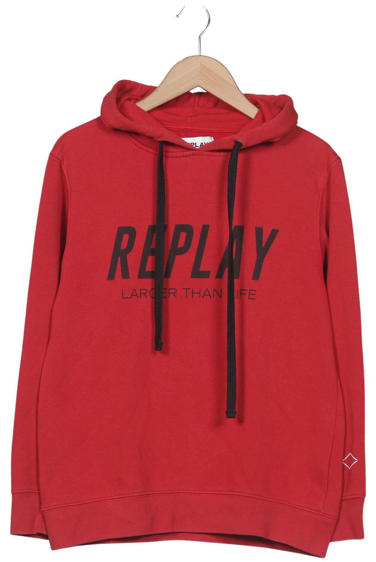 

Replay Damen Kapuzenpullover, rot, Gr. 38