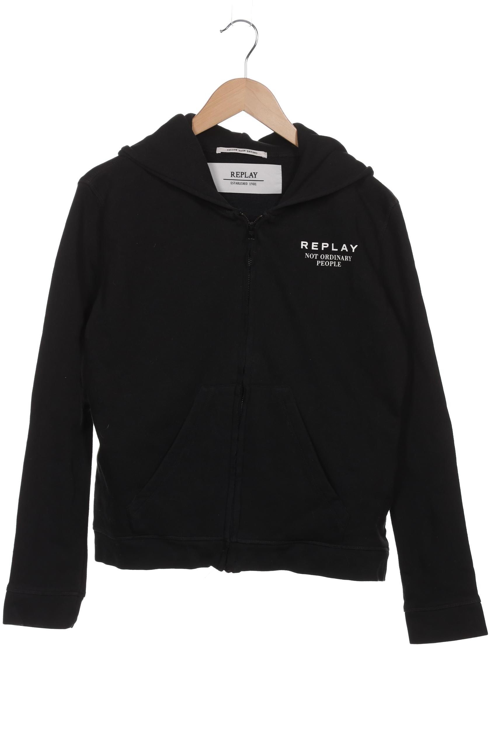 Thumbnail - Replay Damen Kapuzenpullover, schwarz, Gr. 44