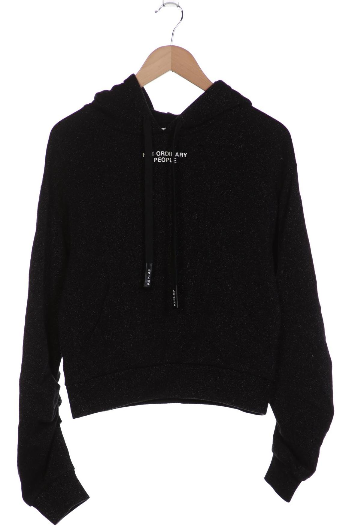 

Replay Damen Kapuzenpullover, schwarz, Gr. 32