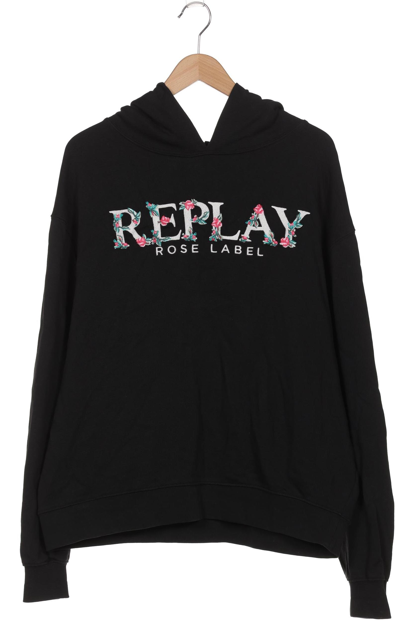 

Replay Damen Kapuzenpullover, schwarz, Gr. 44