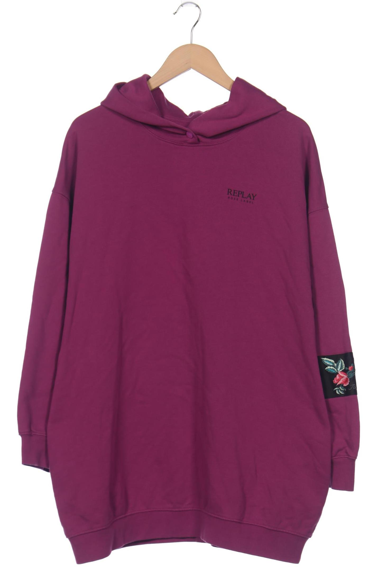 

Replay Damen Kapuzenpullover, flieder, Gr. 38