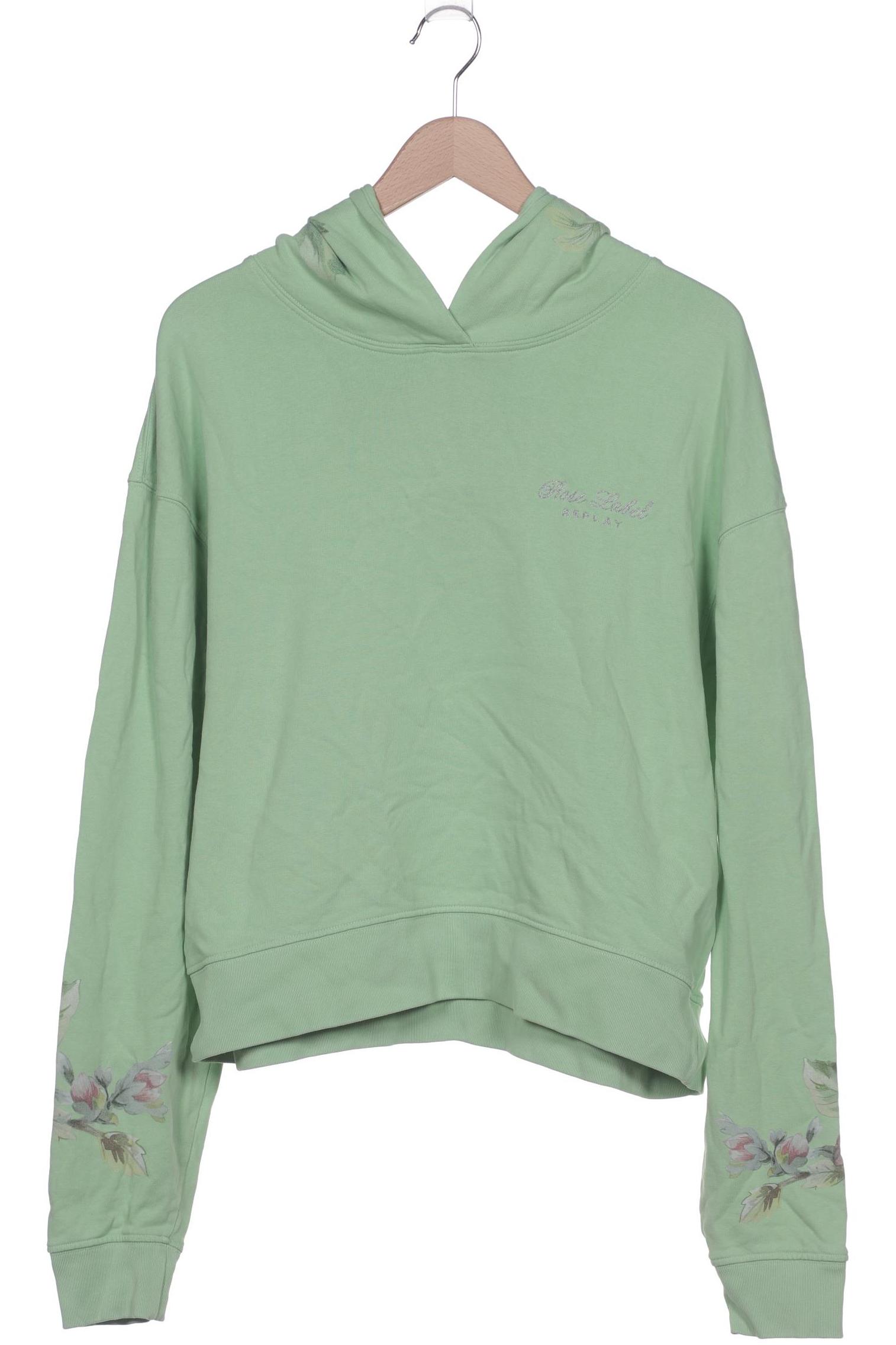 

Replay Damen Kapuzenpullover, hellgrün, Gr. 42