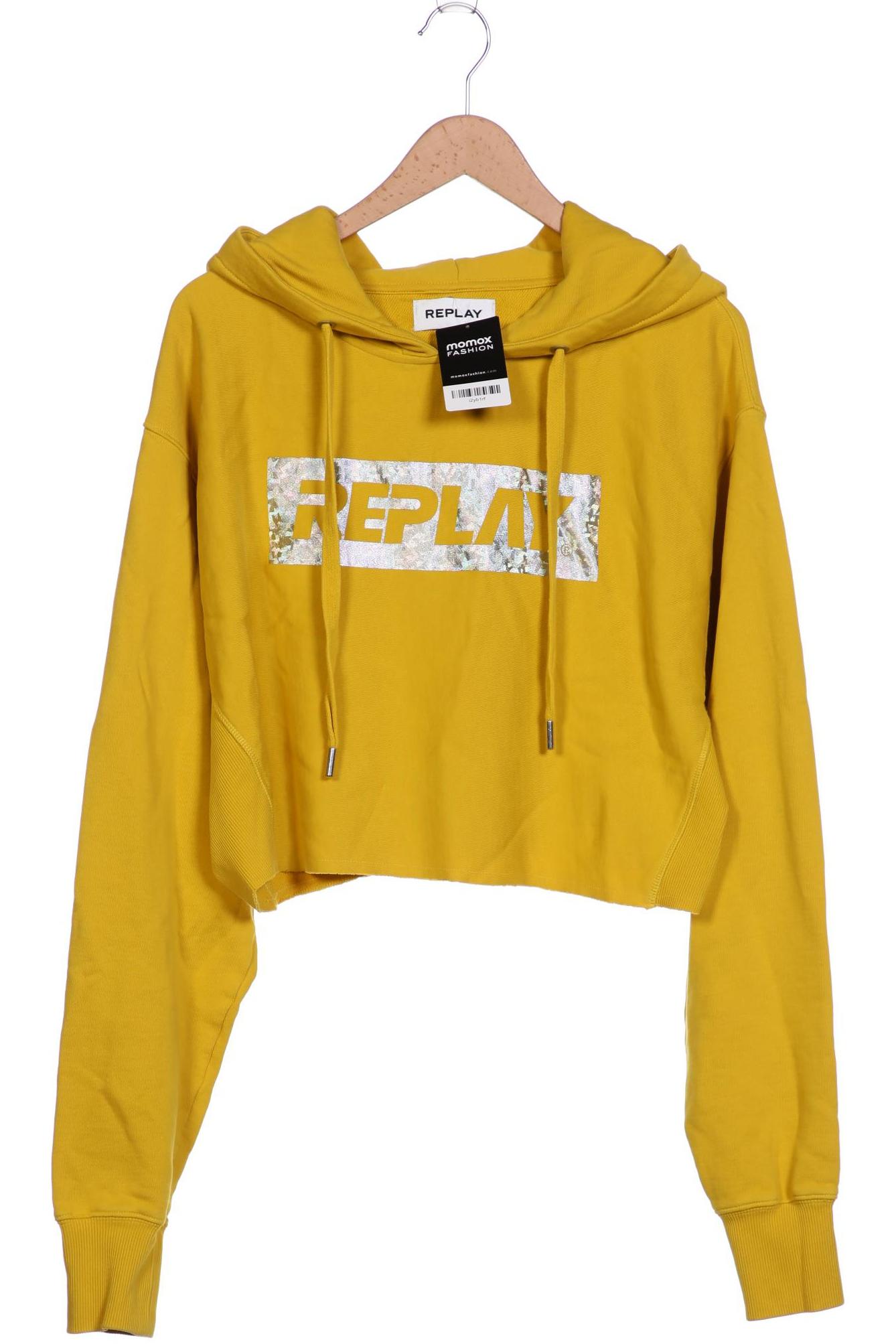 

Replay Damen Kapuzenpullover, gelb