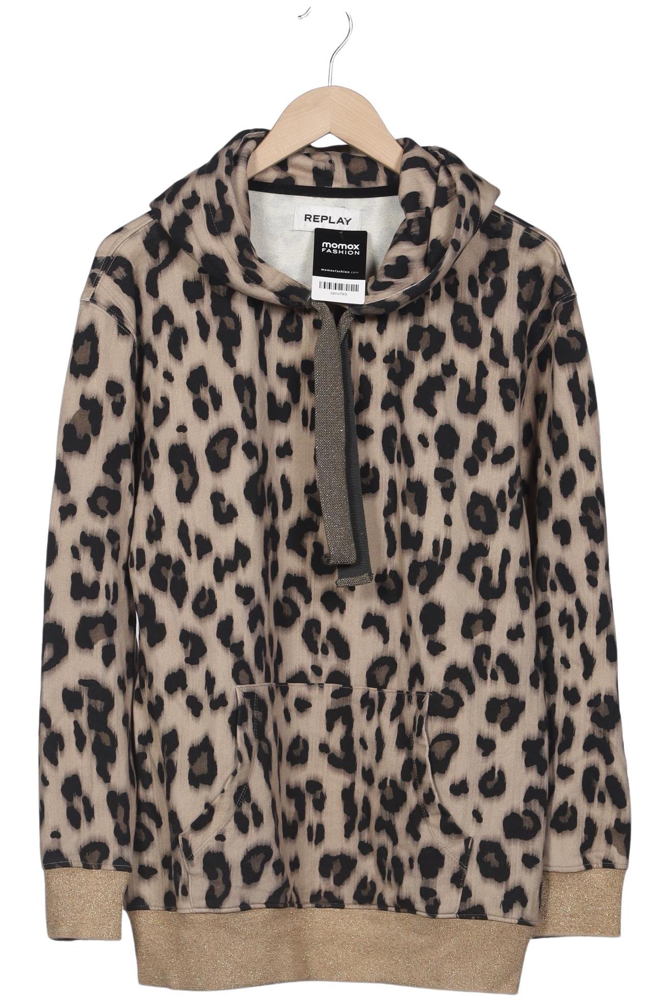 

Replay Damen Kapuzenpullover, beige, Gr. 42