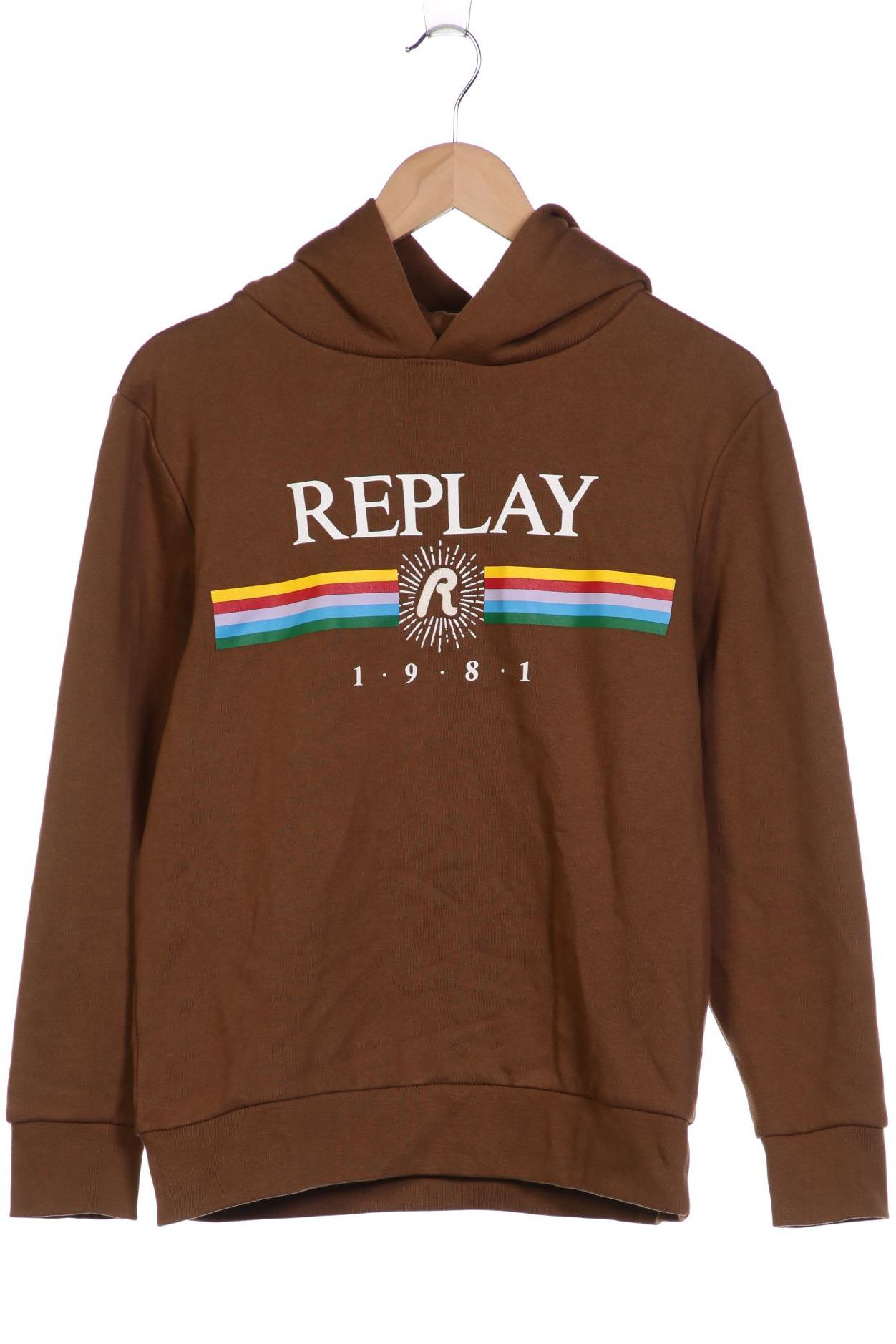 

Replay Damen Kapuzenpullover, braun, Gr. 36