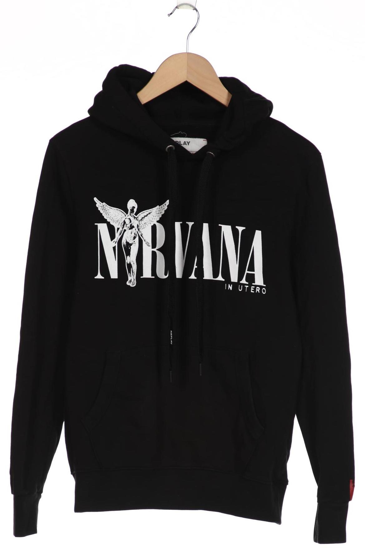 

Replay Damen Kapuzenpullover, schwarz