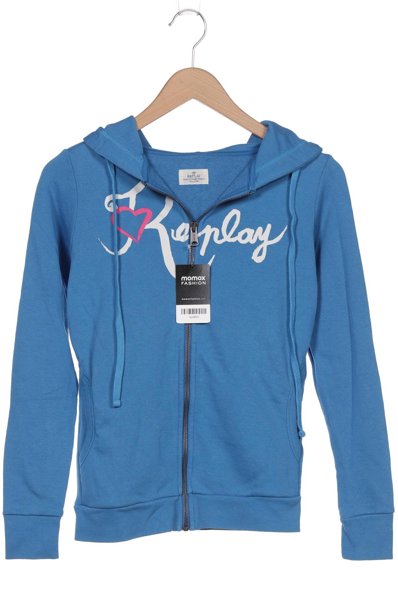 

Replay Damen Kapuzenpullover, blau