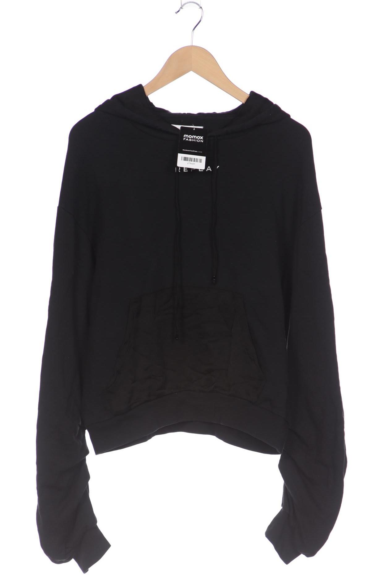 

Replay Damen Kapuzenpullover, schwarz