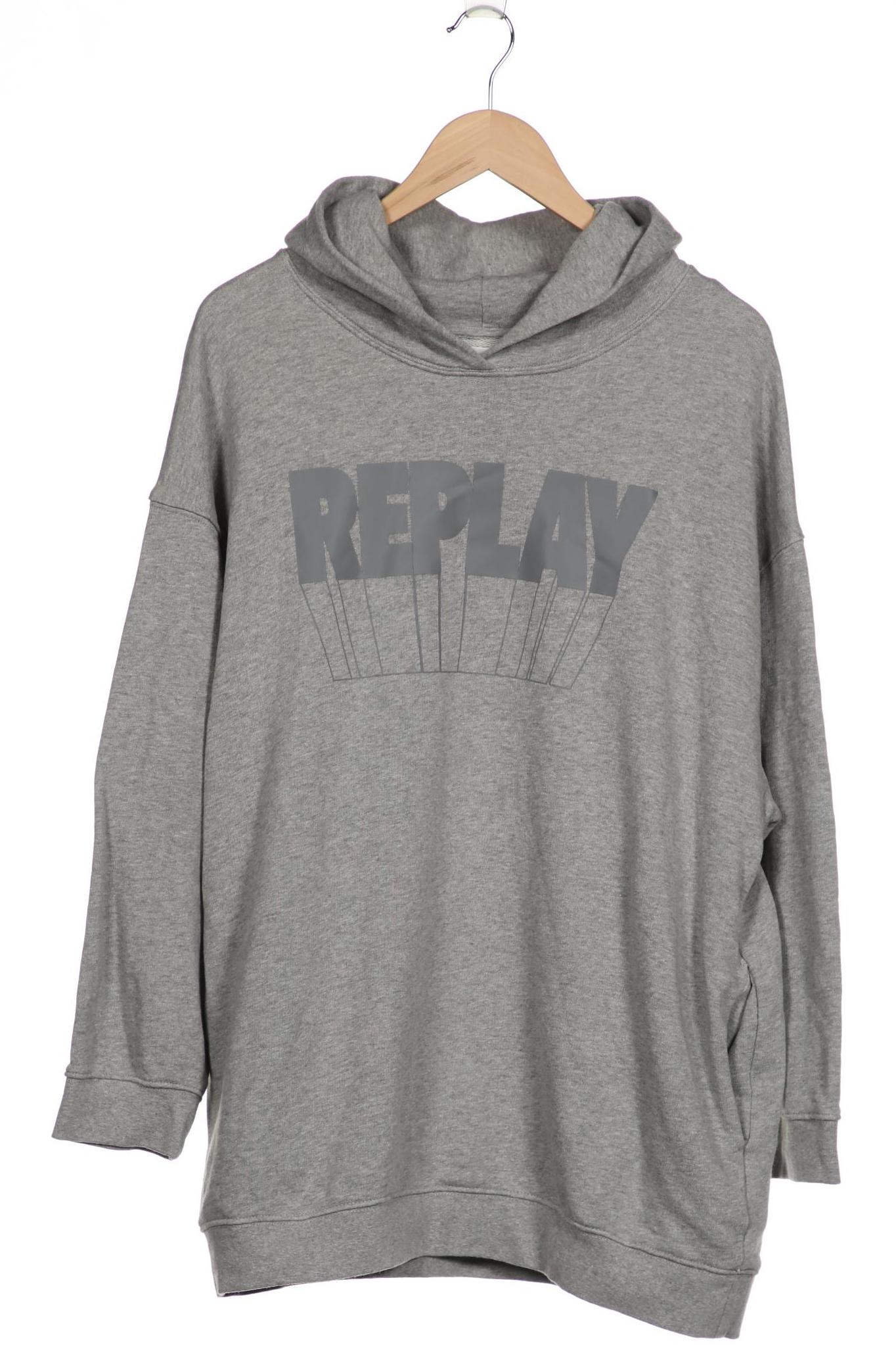 

Replay Damen Kapuzenpullover, grau
