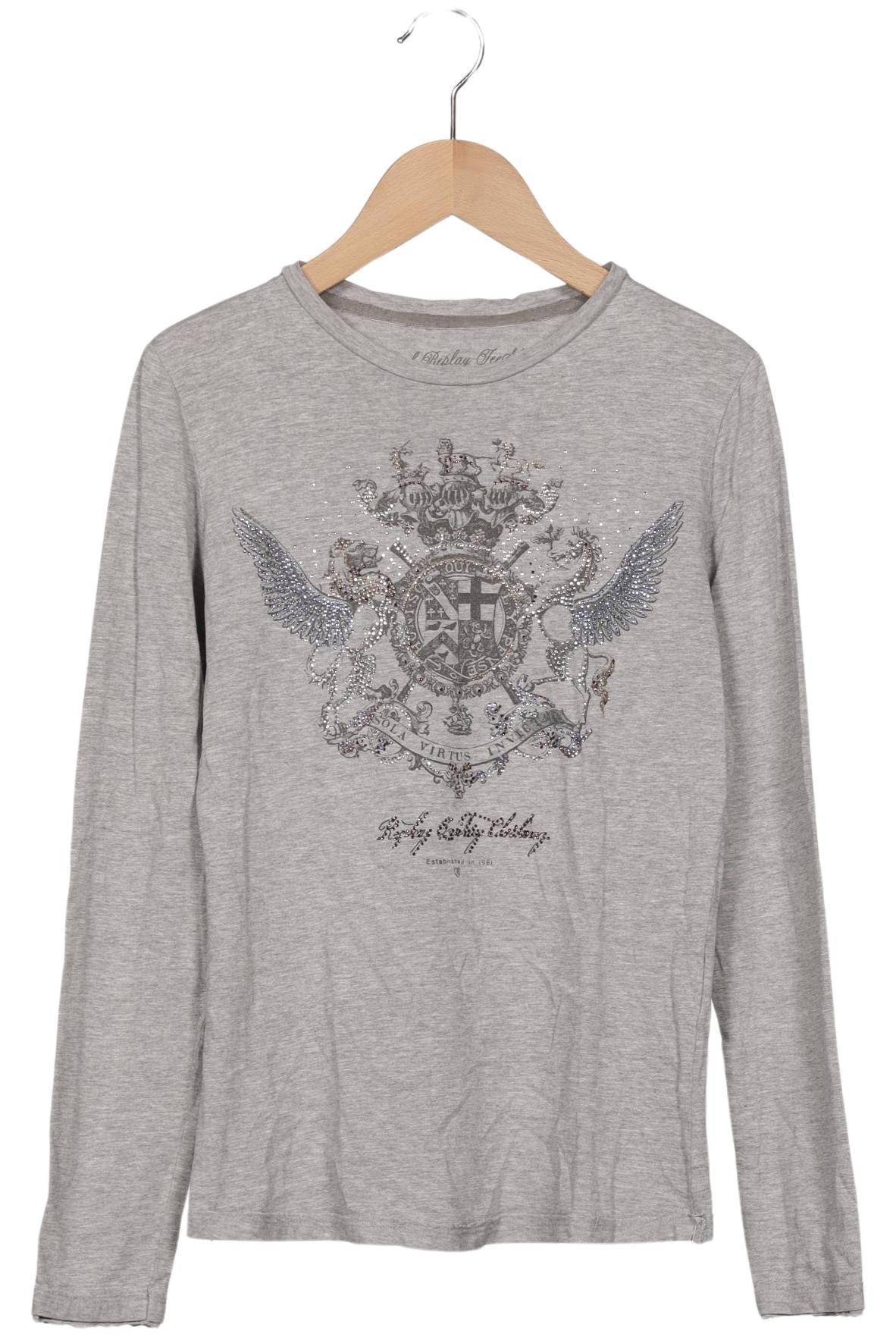 

Replay Damen Langarmshirt, grau, Gr. 34