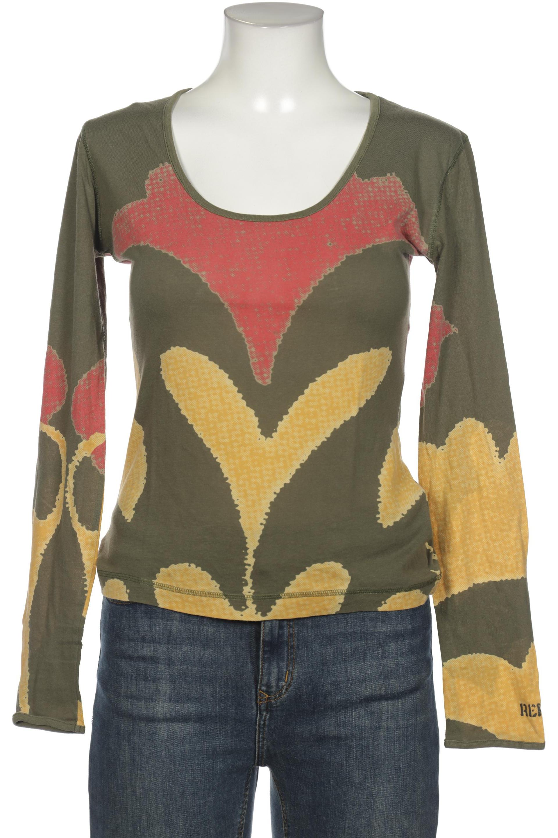 

Replay Damen Langarmshirt, grün, Gr. 38