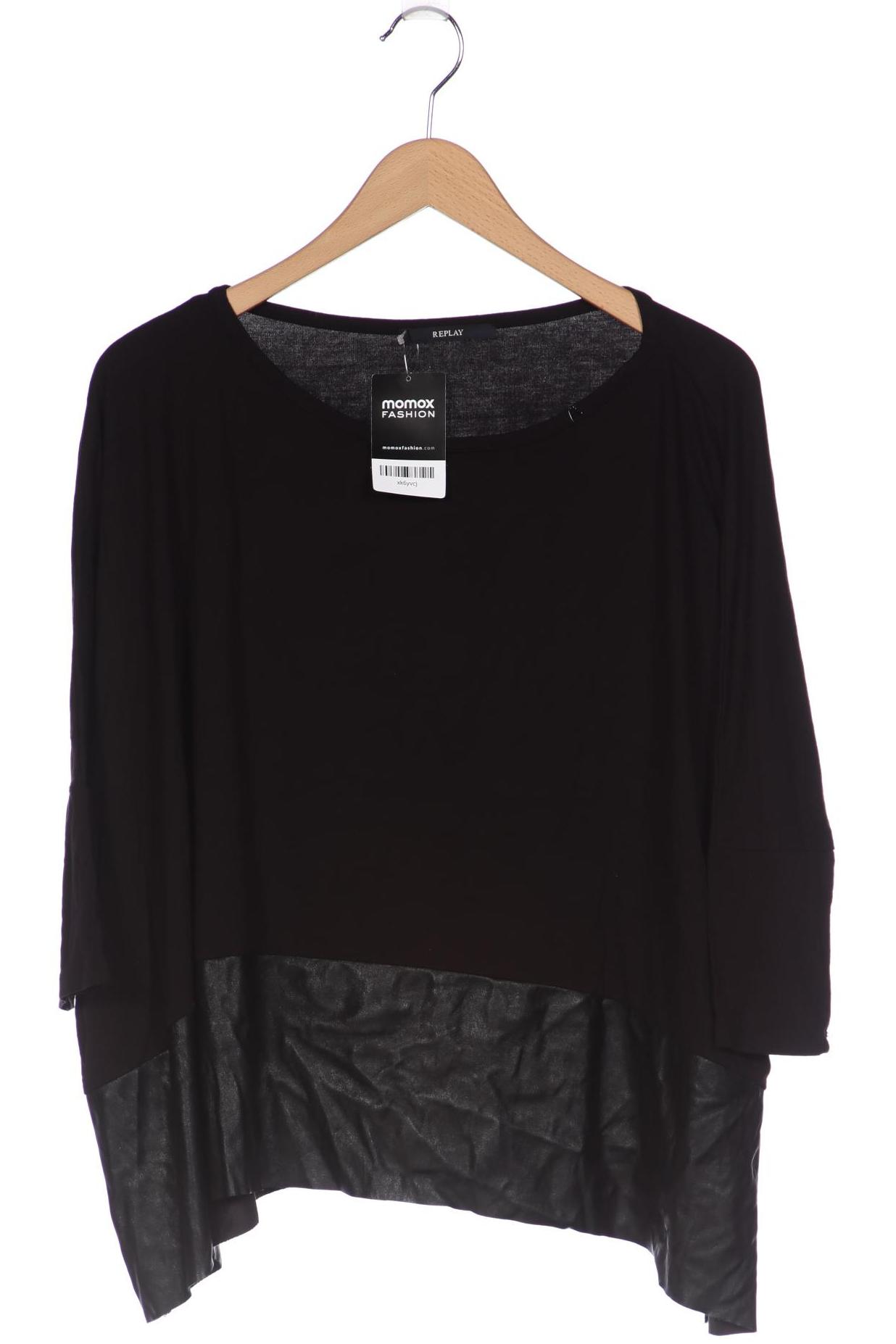 

Replay Damen Langarmshirt, schwarz