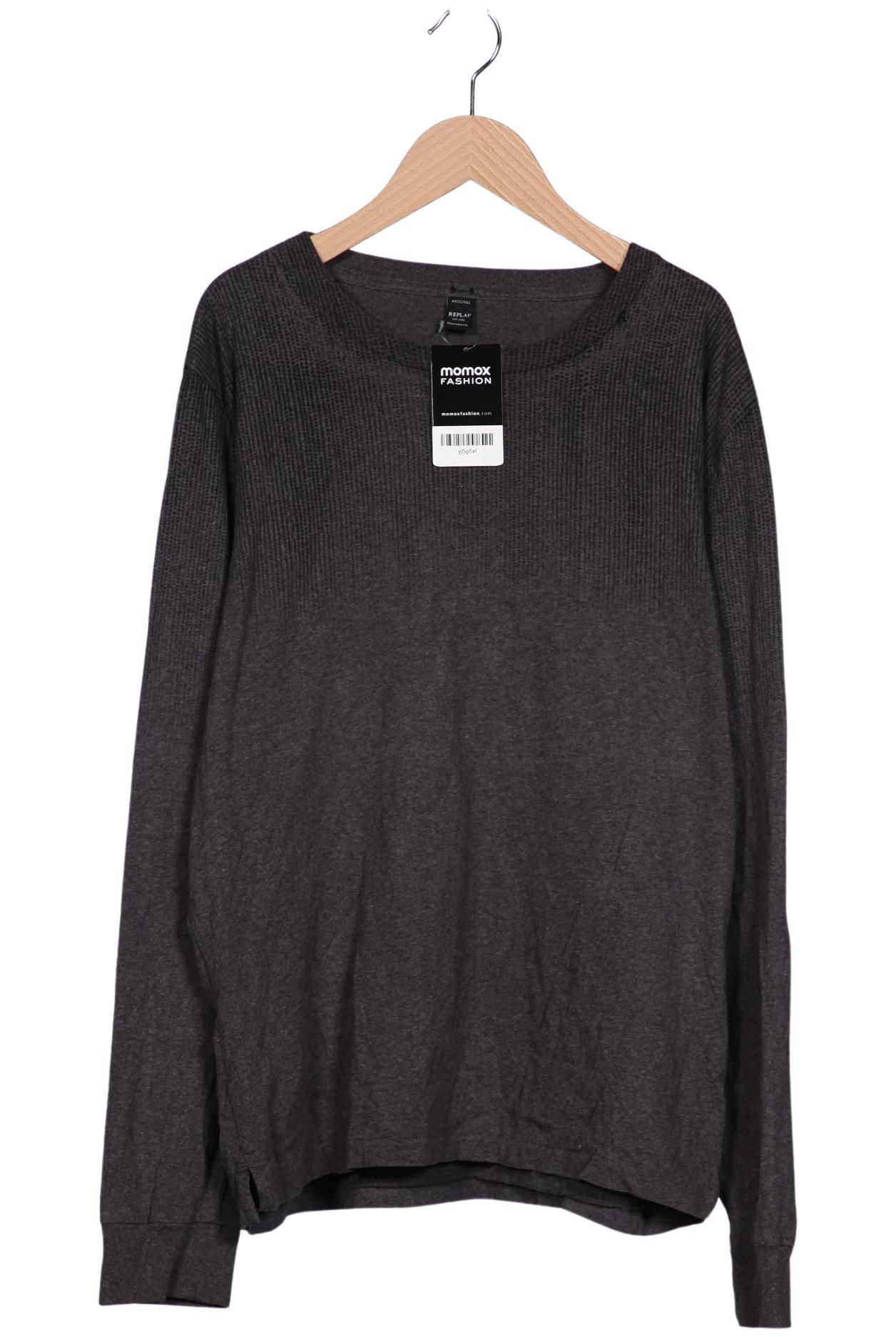 

Replay Damen Langarmshirt, grau, Gr. 42