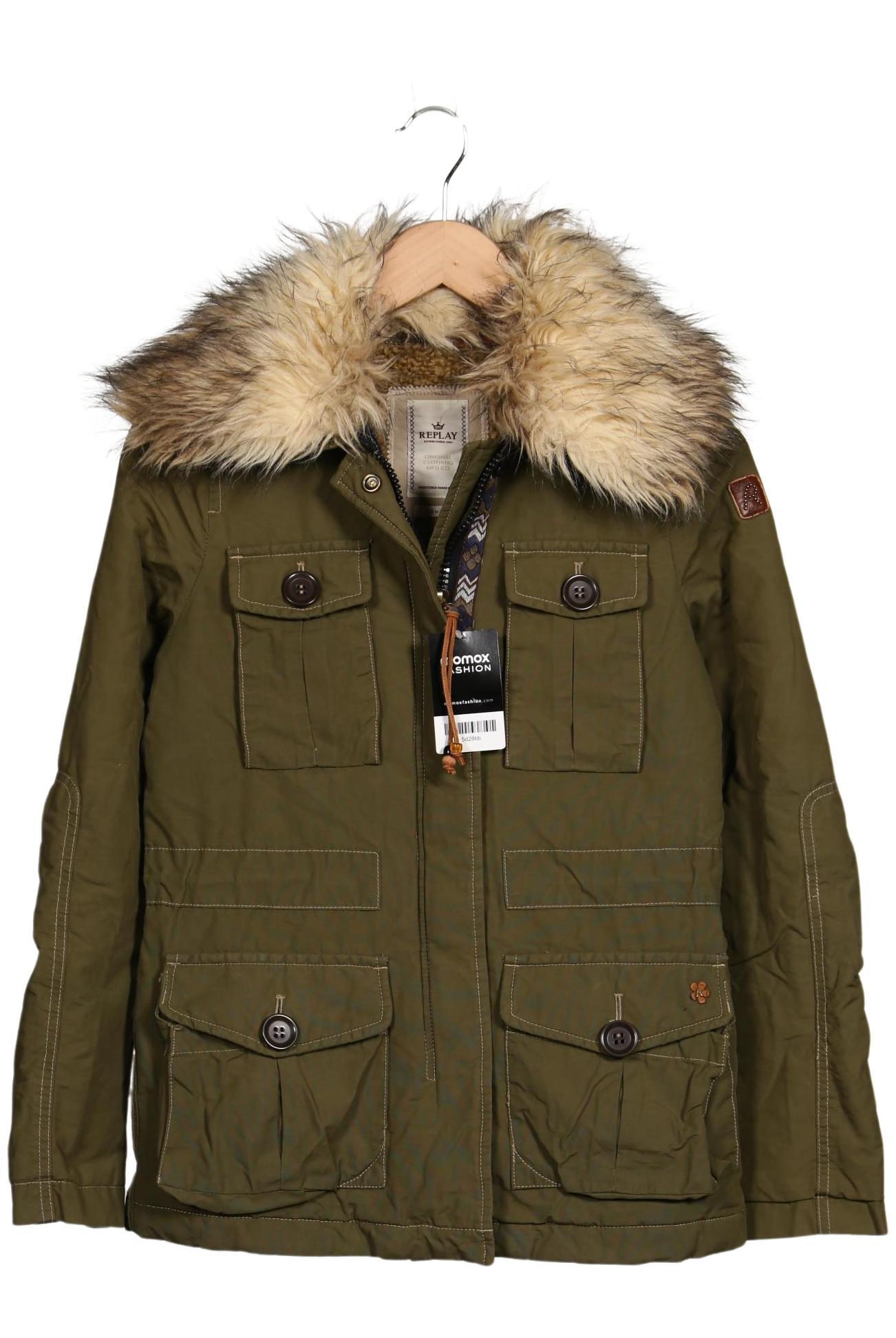 

Replay Damen Mantel, grün, Gr. 34