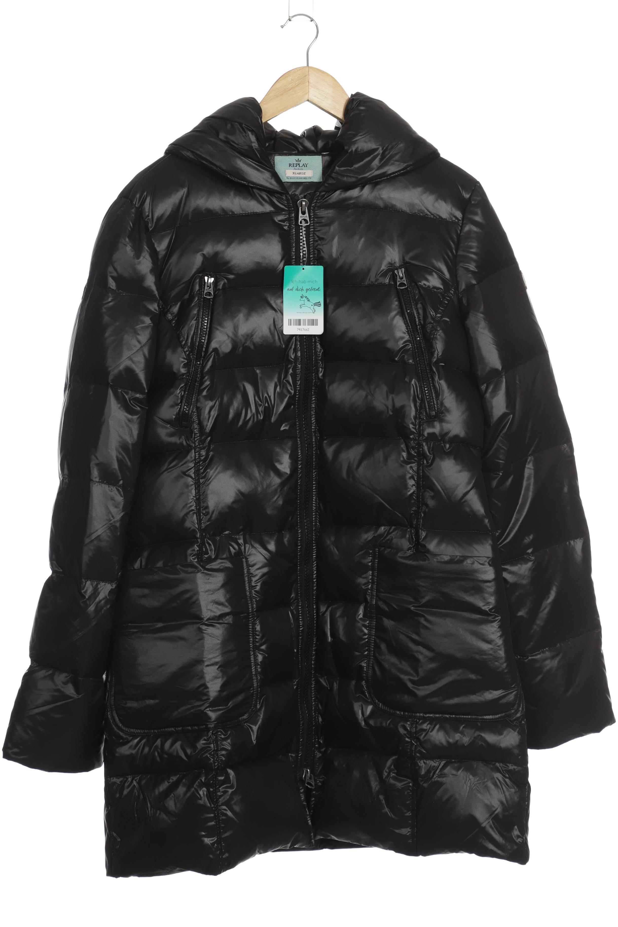 

Replay Damen Mantel, schwarz, Gr.