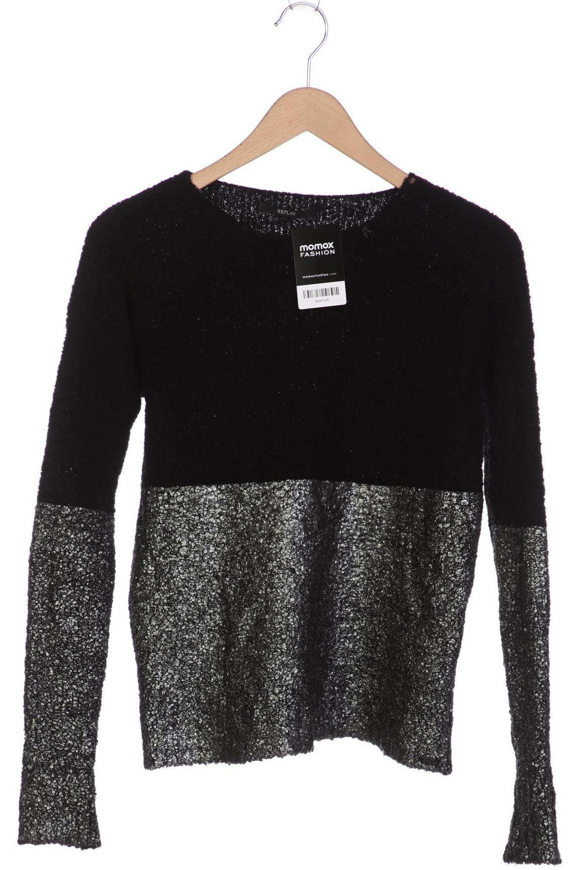 

Replay Damen Pullover, schwarz