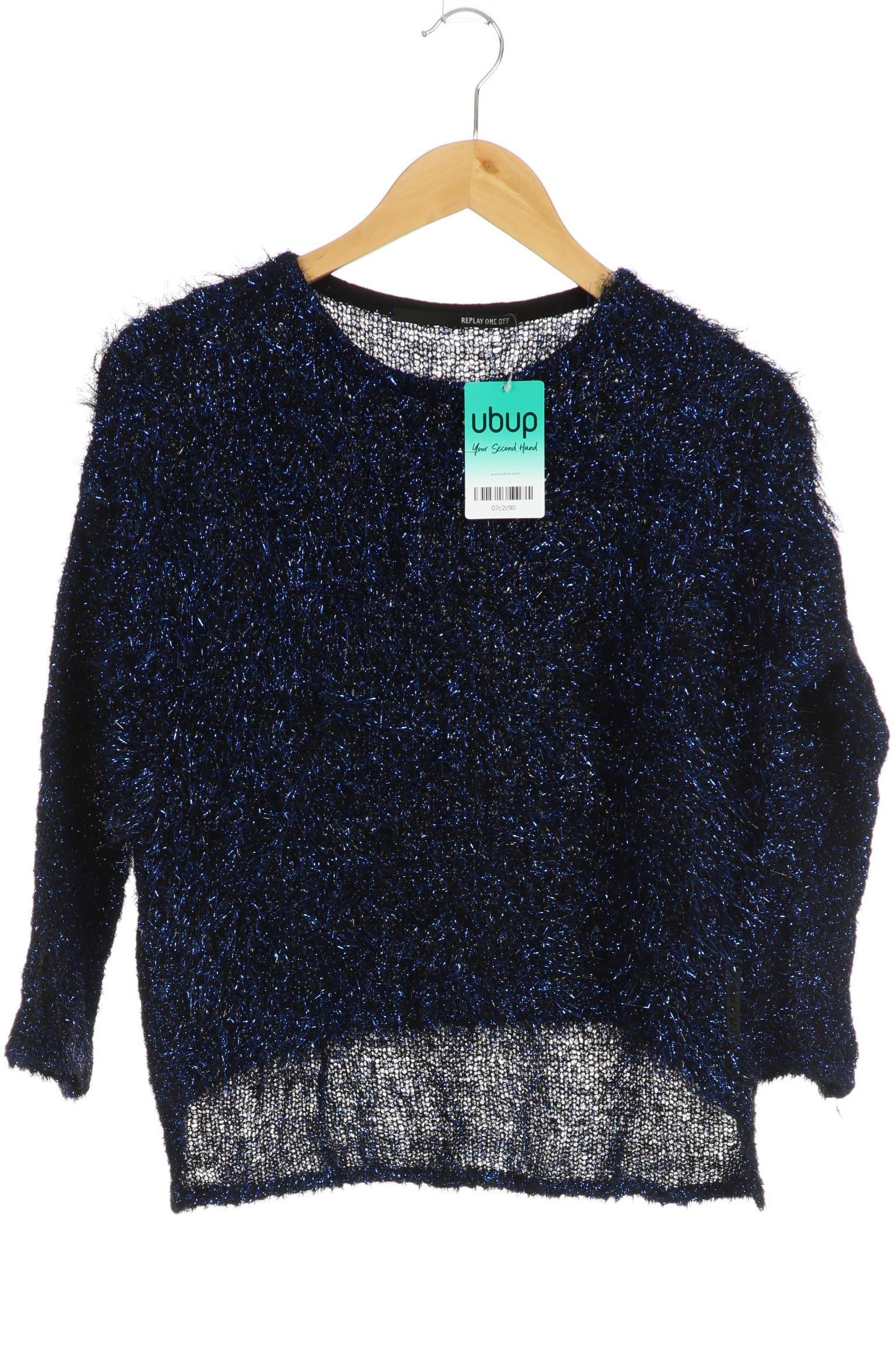 

Replay Damen Pullover, blau, Gr.