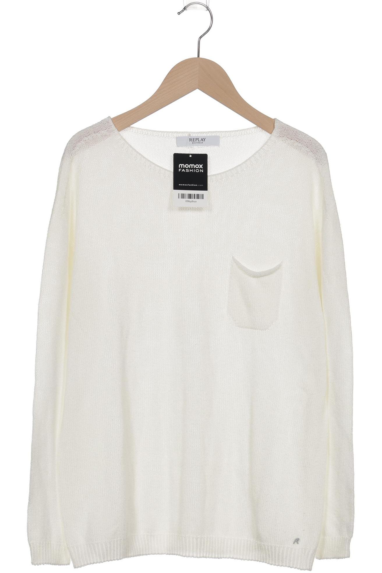 

Replay Damen Pullover, weiß, Gr. 42