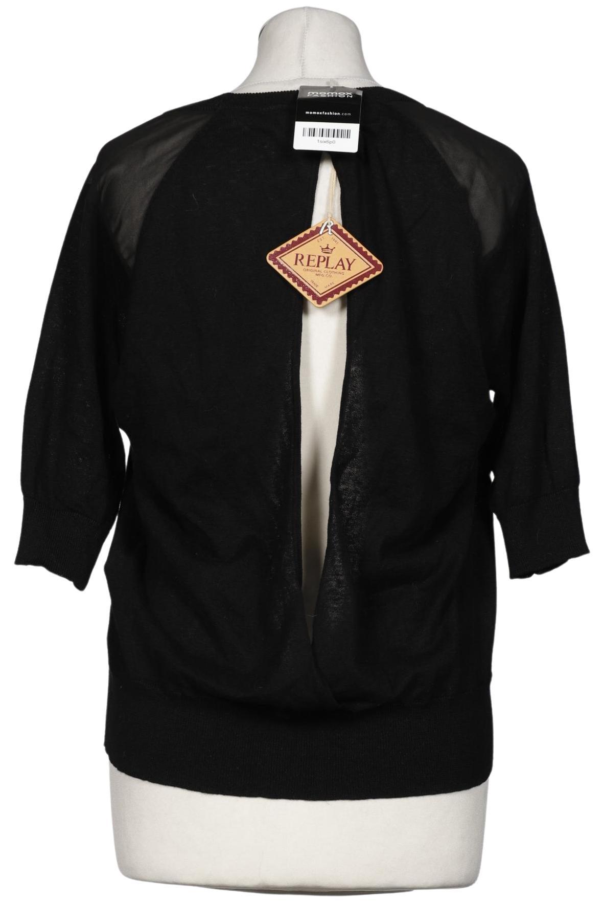 

Replay Damen Pullover, schwarz, Gr. 36