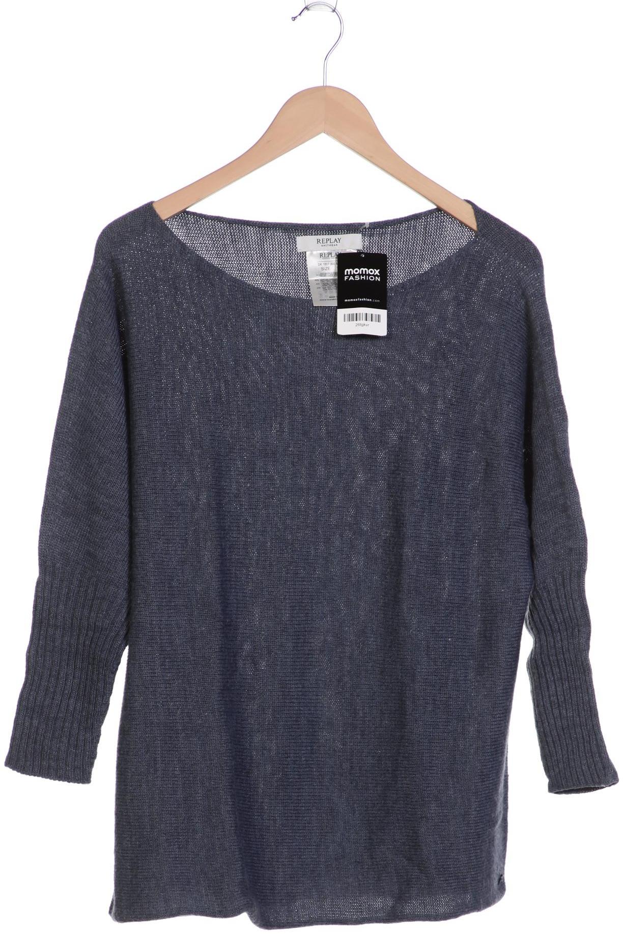 

Replay Damen Pullover, blau