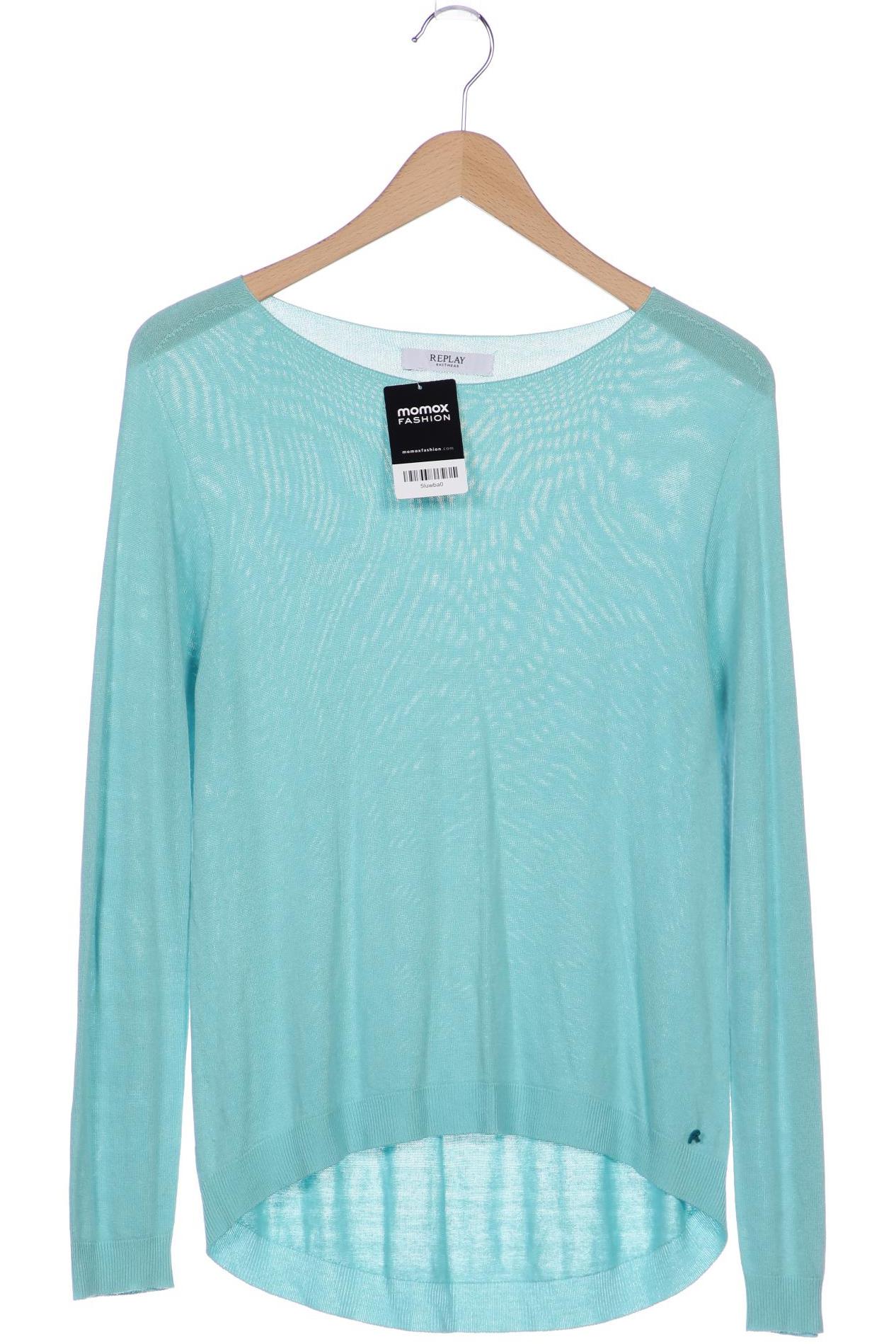 

Replay Damen Pullover, türkis, Gr. 36