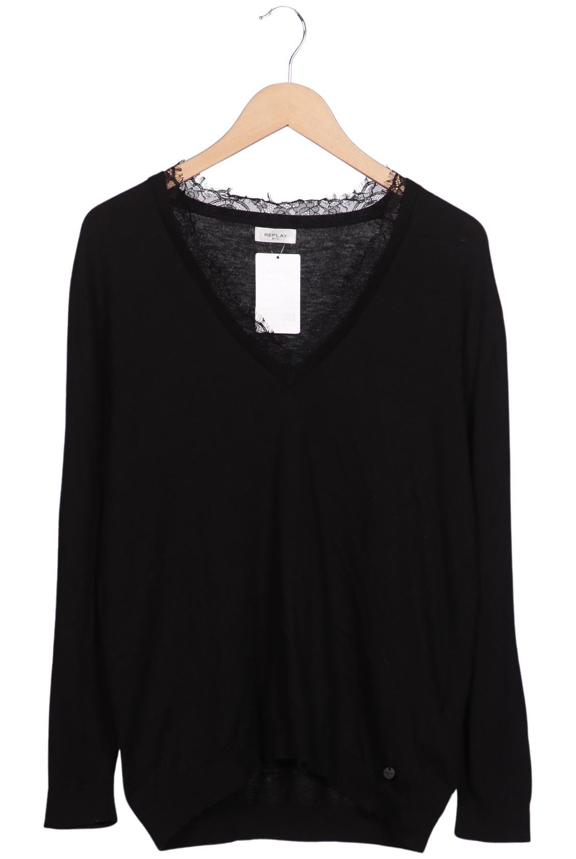 

Replay Damen Pullover, schwarz, Gr. 42