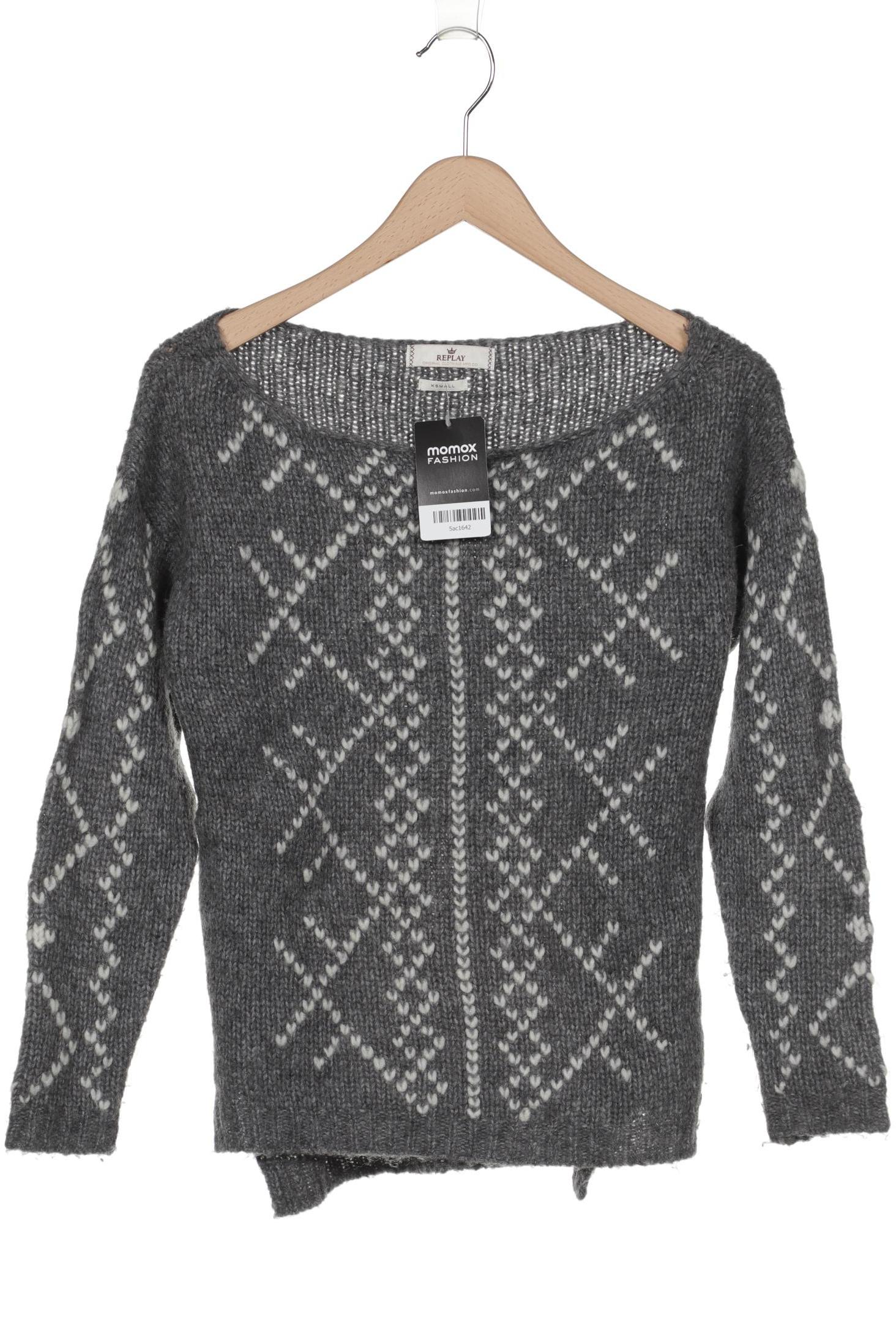

Replay Damen Pullover, grau, Gr. 34