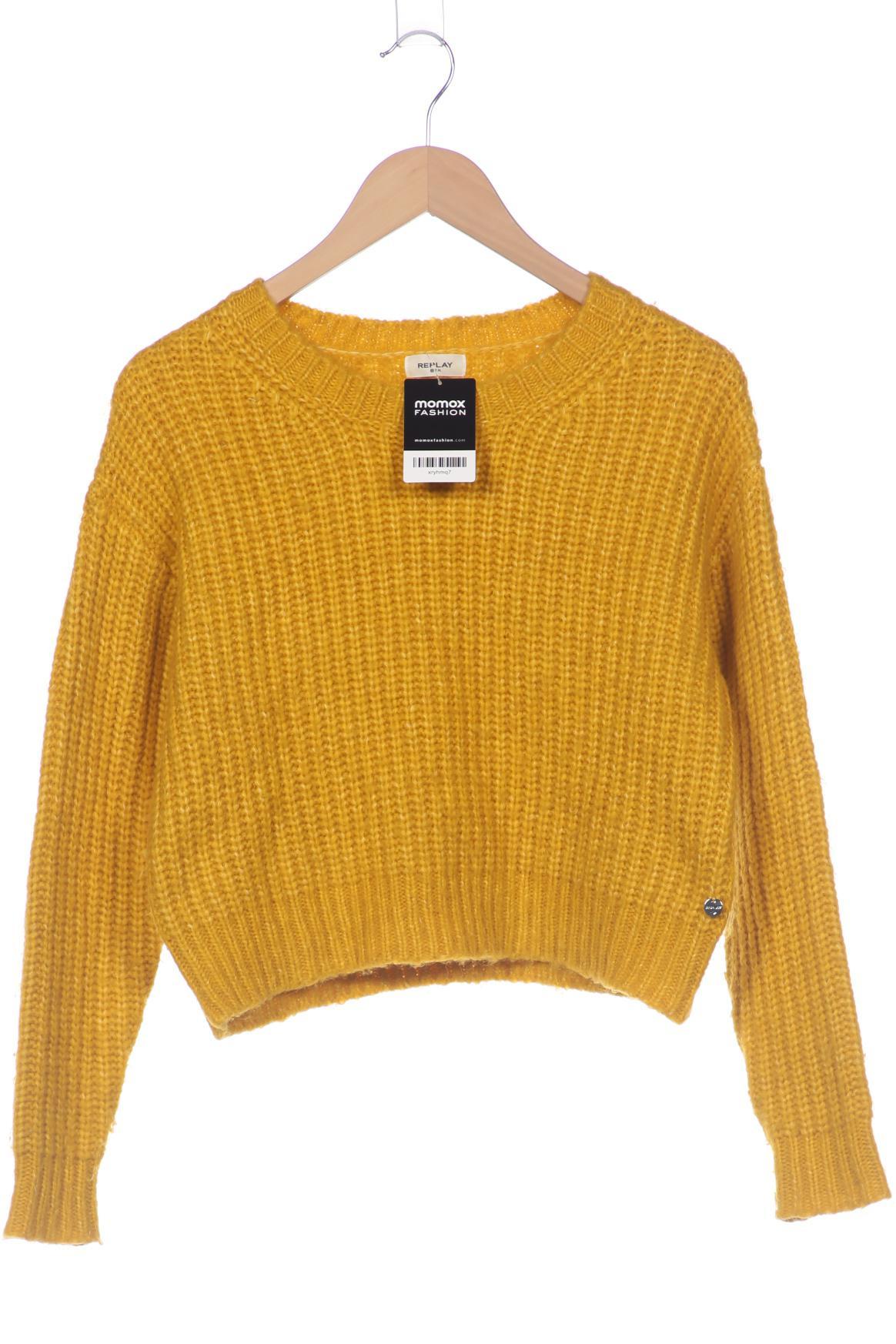 

Replay Damen Pullover, gelb, Gr. 32