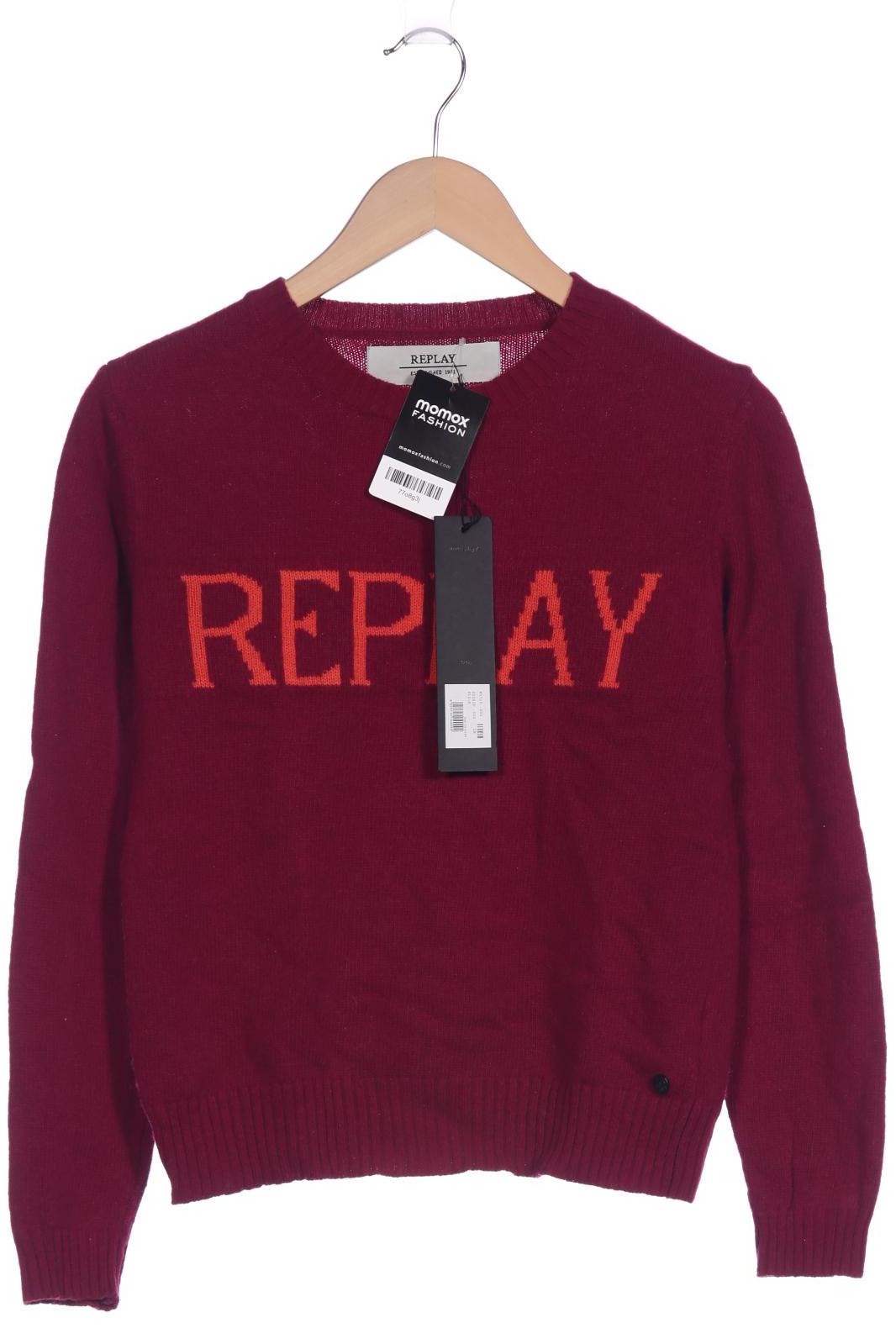 

Replay Damen Pullover, bordeaux, Gr. 36