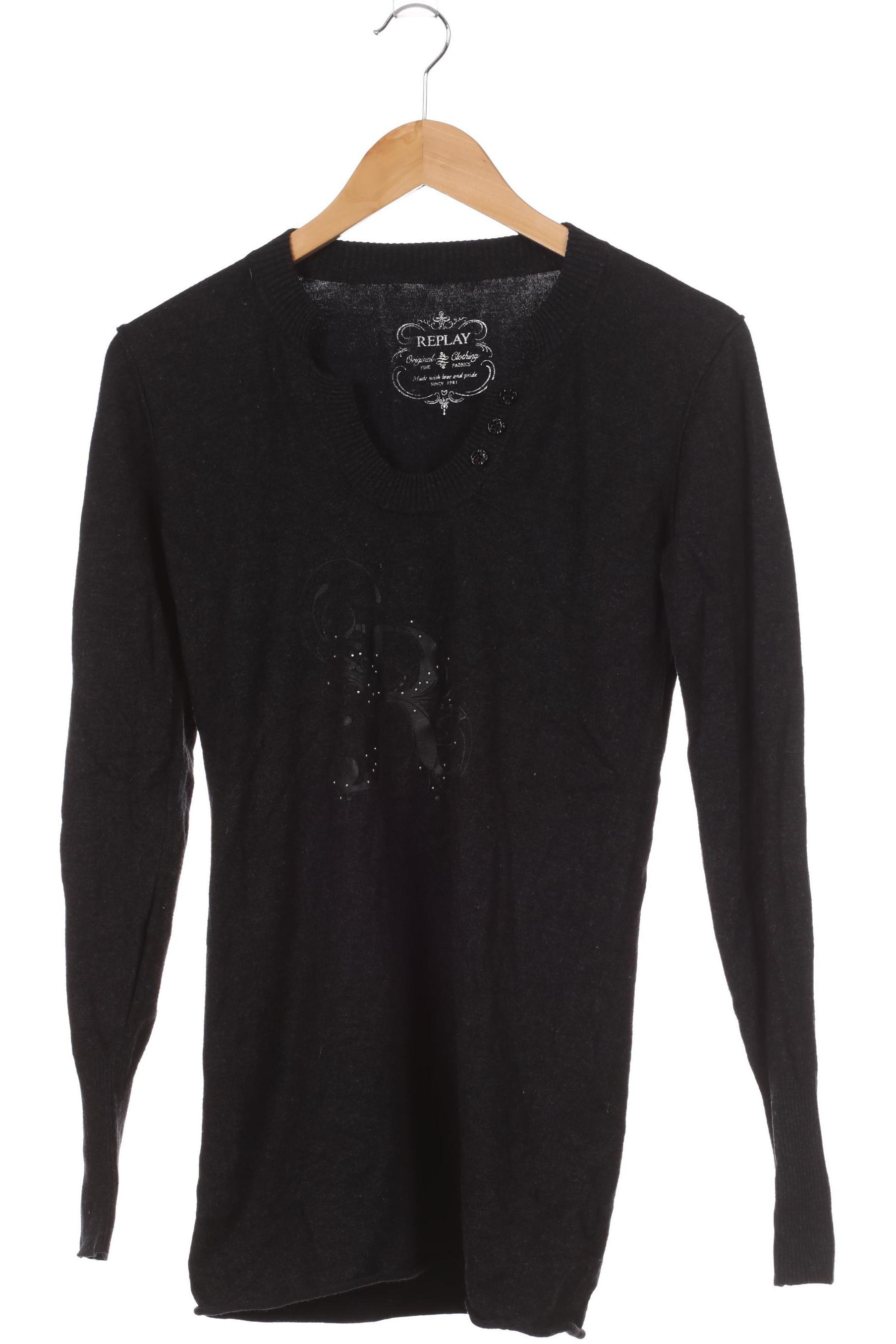 

Replay Damen Pullover, grau, Gr.