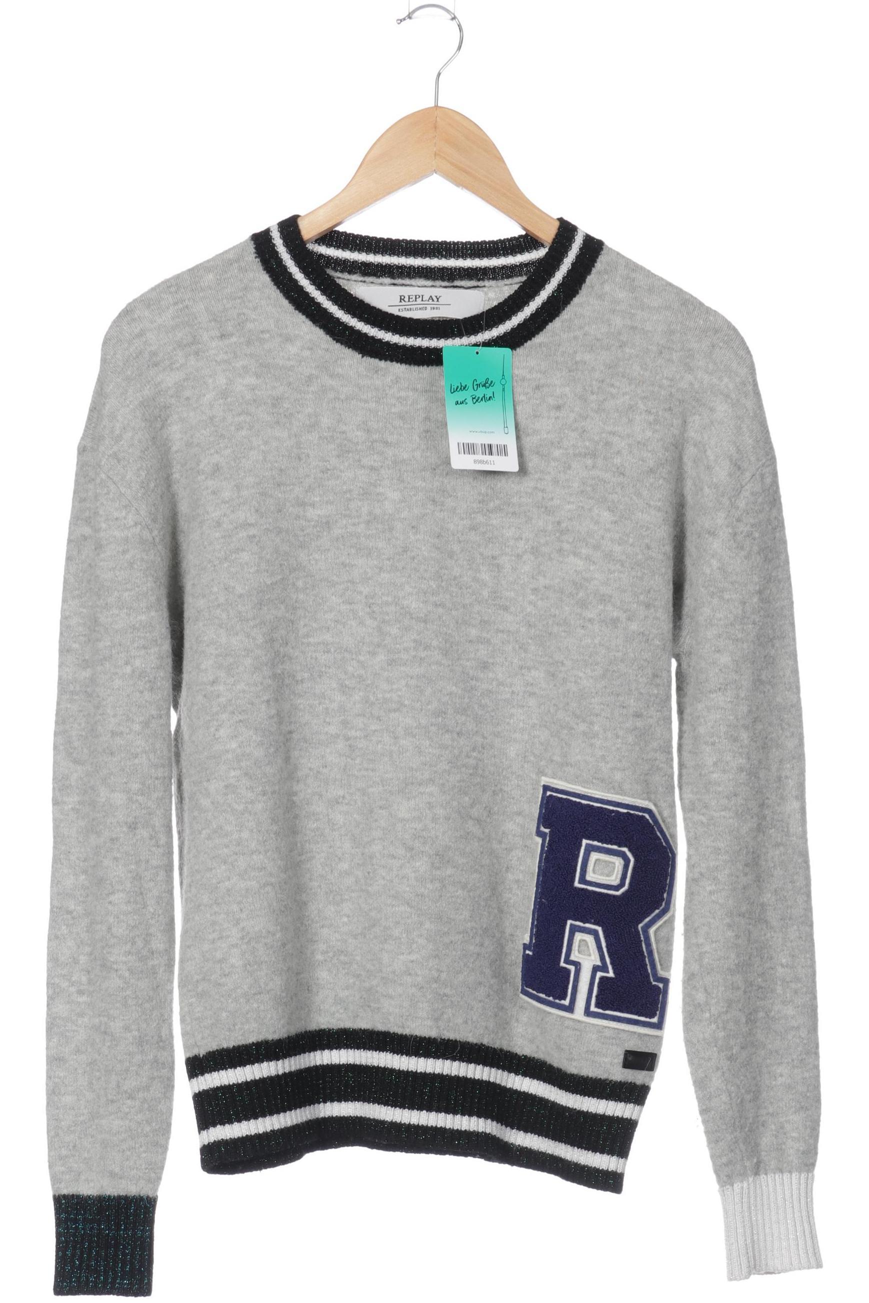 

Replay Damen Pullover, grau, Gr.