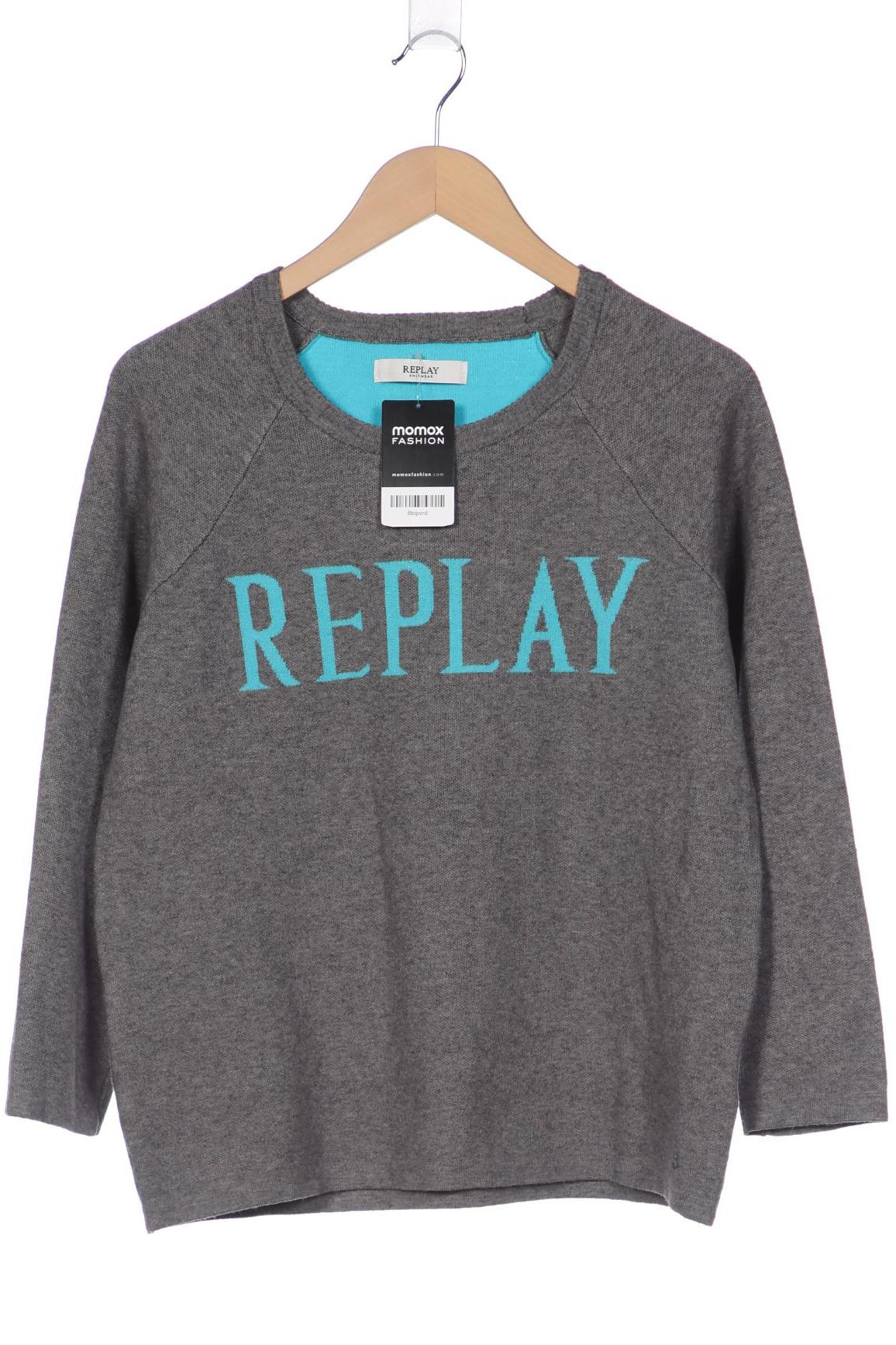 

Replay Damen Pullover, grau