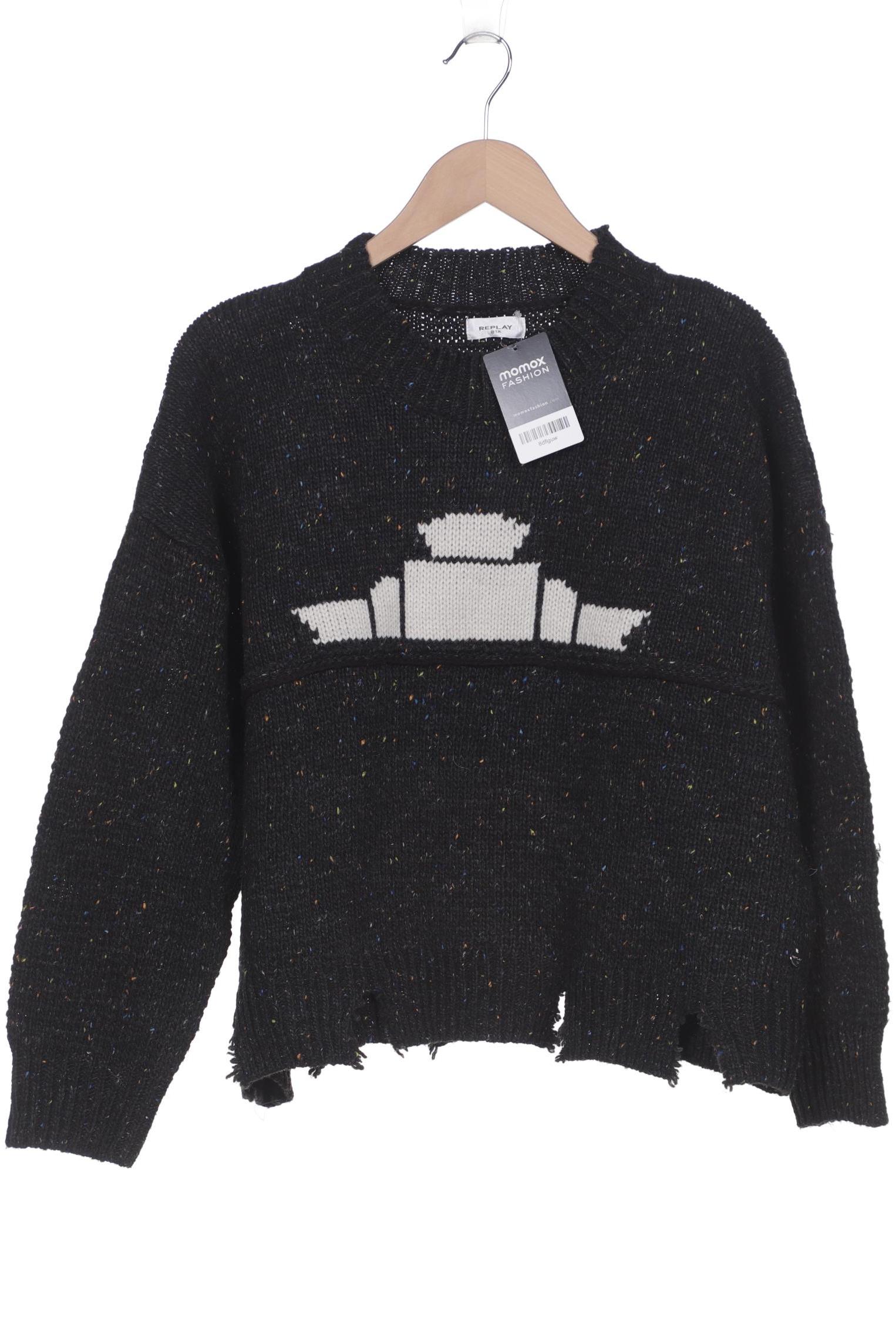 

Replay Damen Pullover, schwarz, Gr. 38