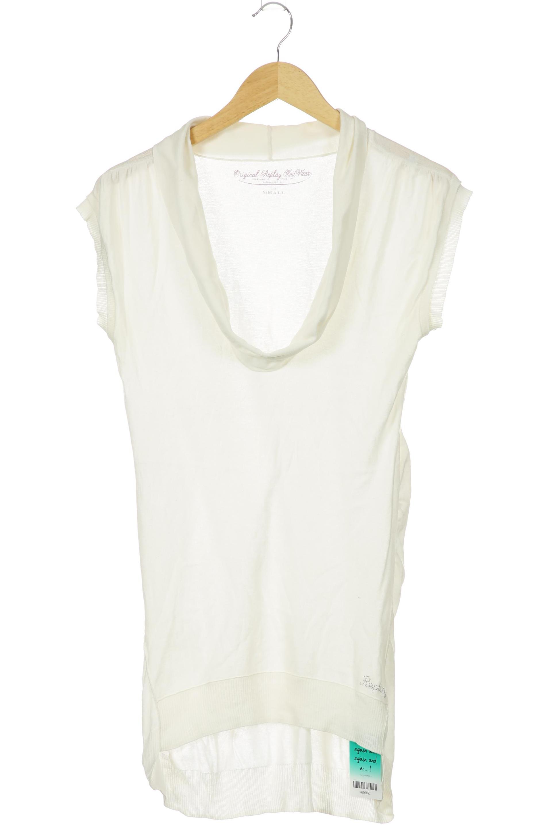 

Replay Damen Pullover, weiß, Gr. 36