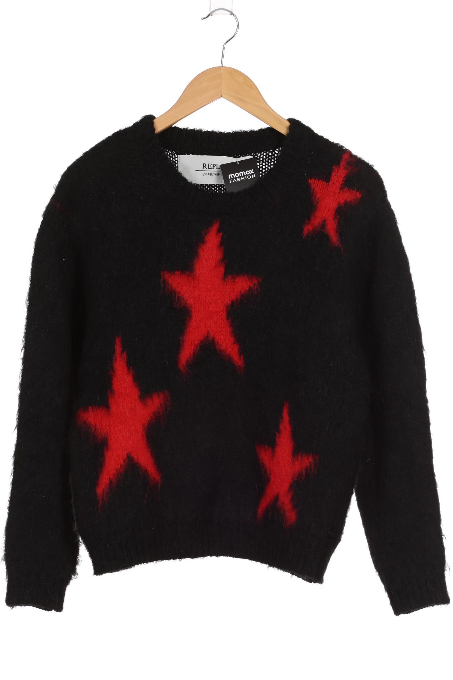 

Replay Damen Pullover, schwarz, Gr.