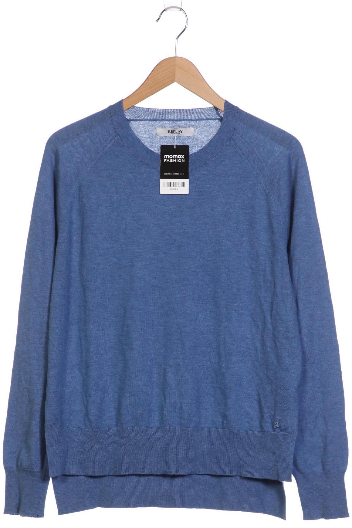 

Replay Damen Pullover, blau