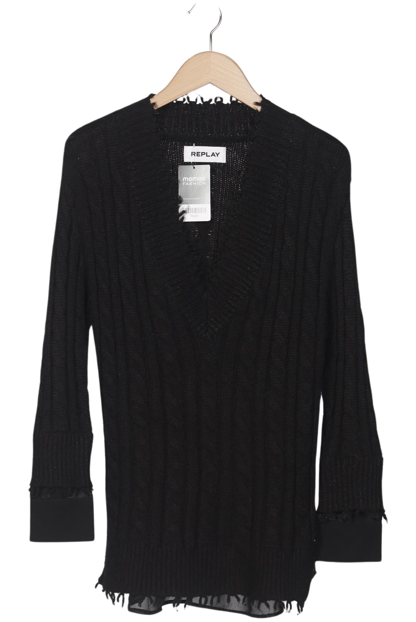 

Replay Damen Pullover, schwarz, Gr. 36