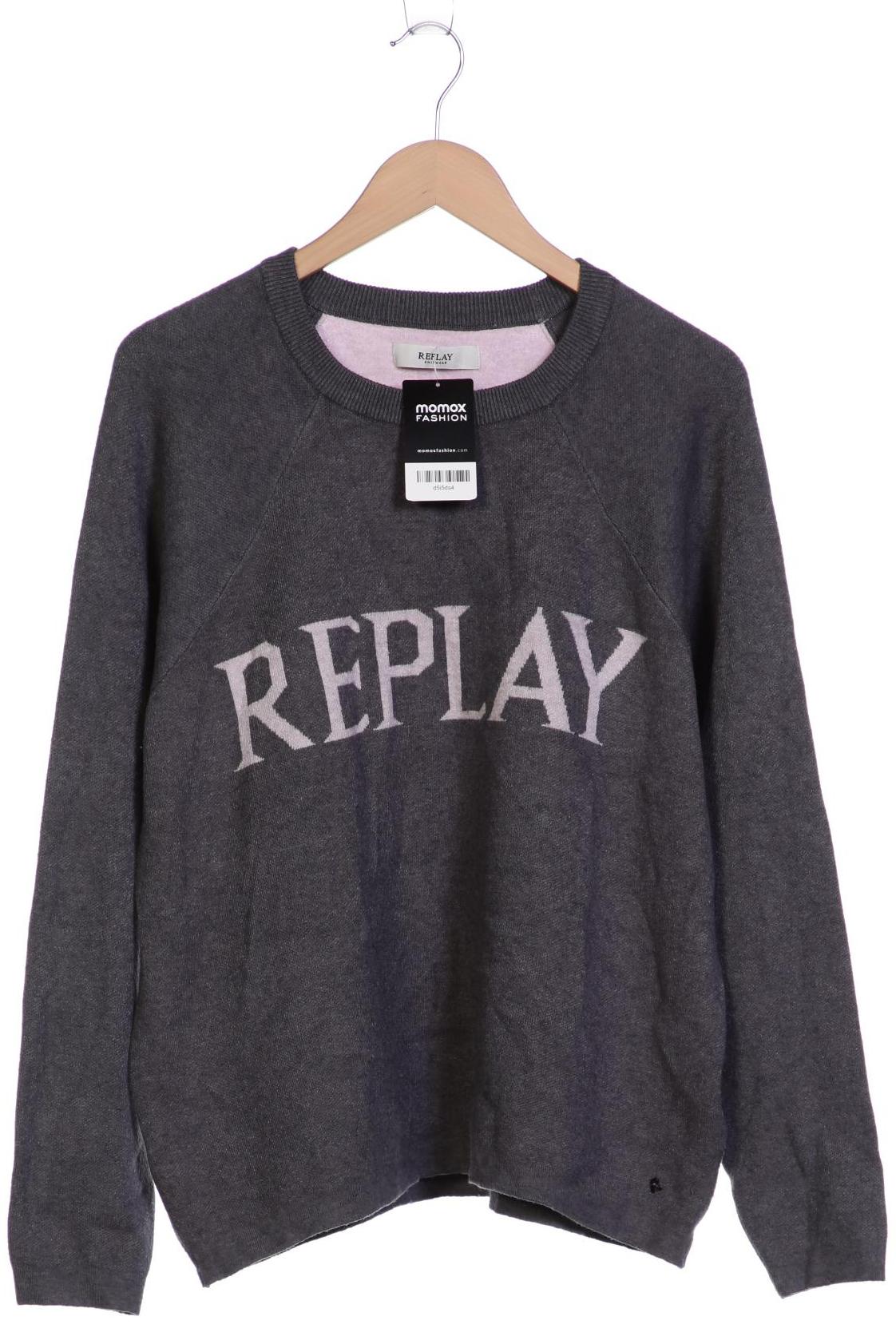 

Replay Damen Pullover, grau