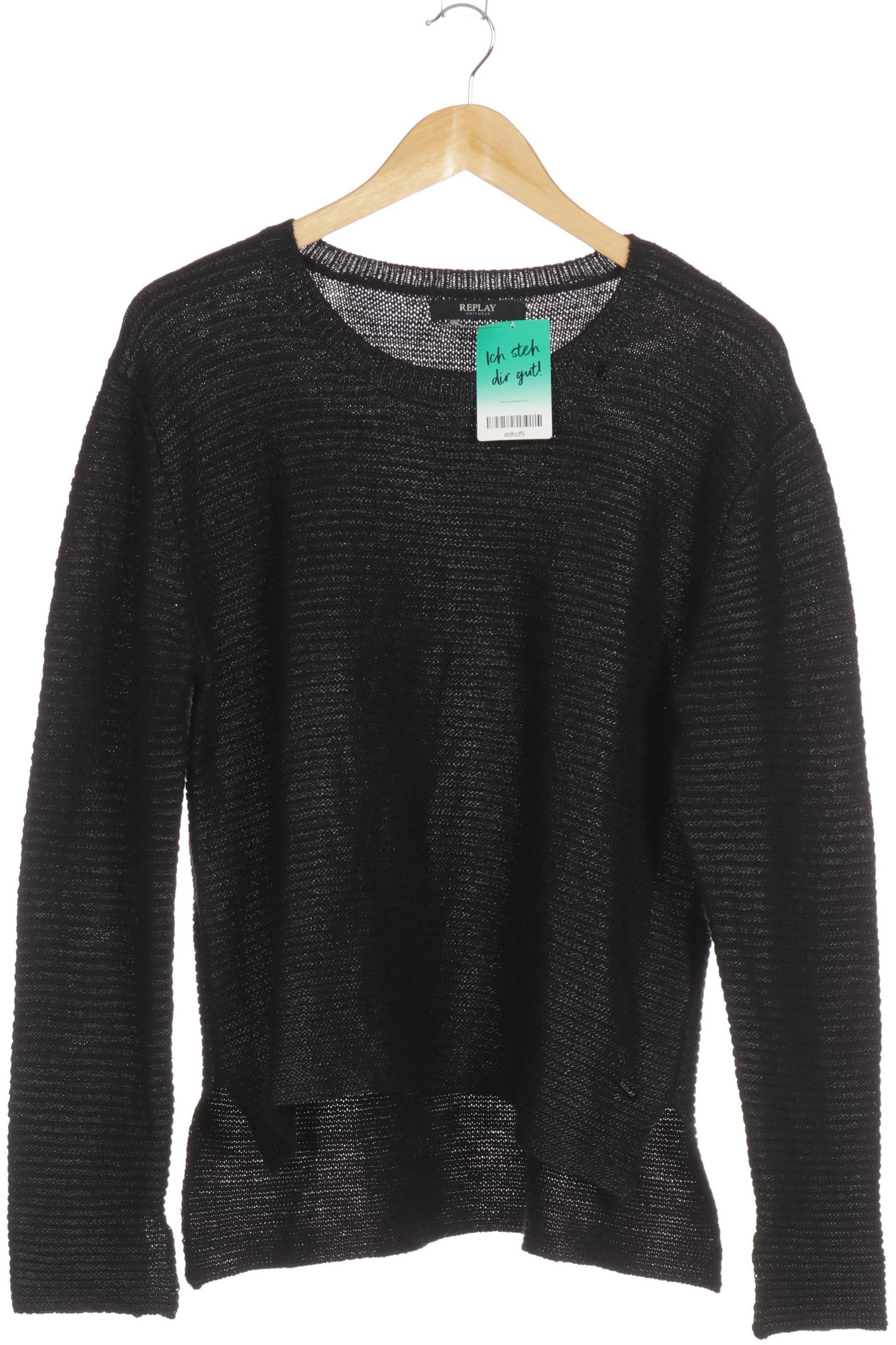 

Replay Damen Pullover, schwarz, Gr.