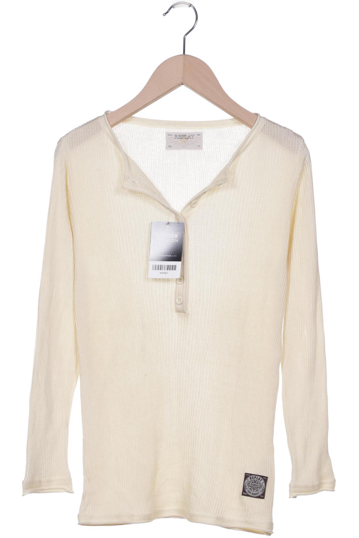 

Replay Damen Pullover, cremeweiß