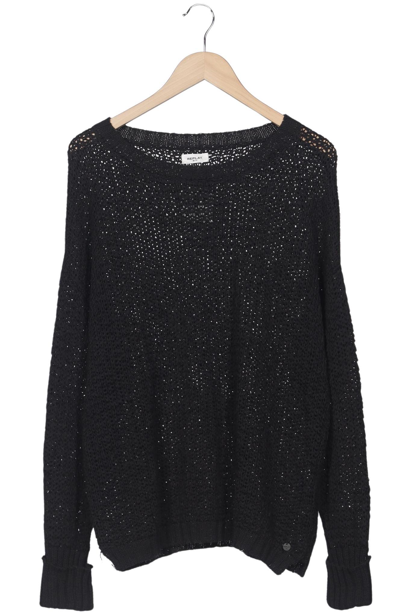 

Replay Damen Pullover, schwarz, Gr. 38