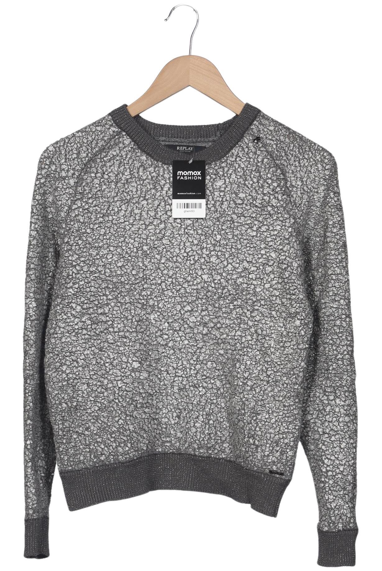

Replay Damen Pullover, grau, Gr. 34